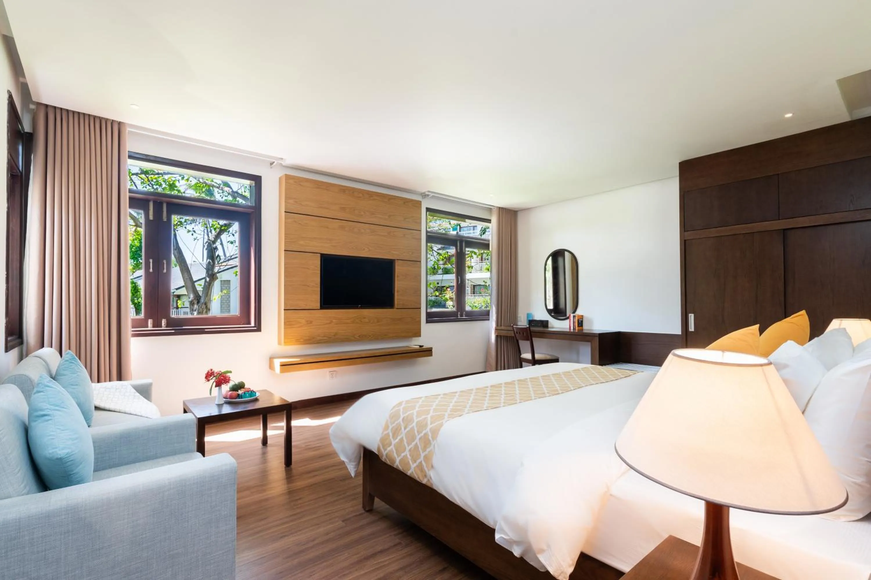 Bedroom, Bed in Hoang Ngoc Beach Resort