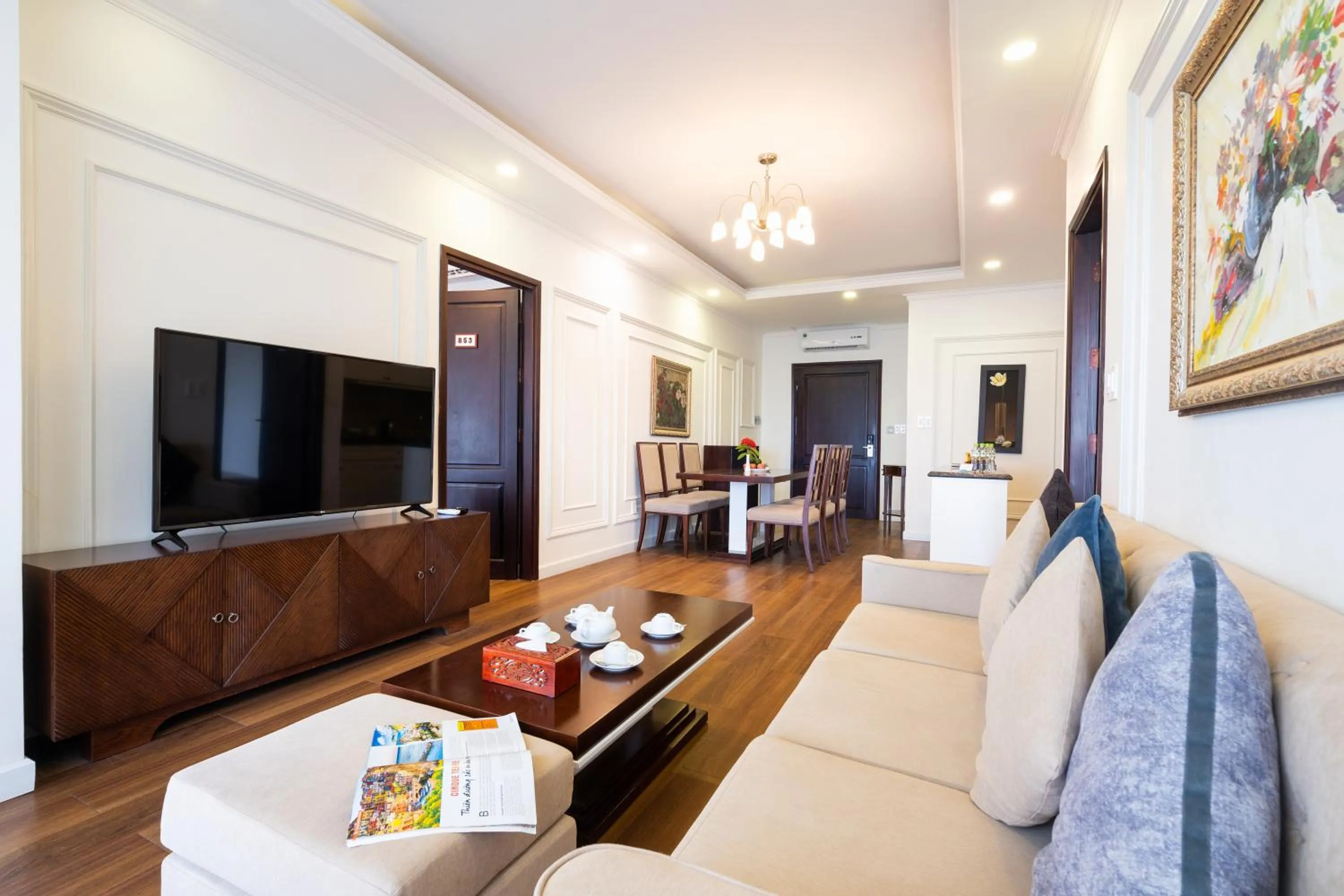 Living room in Hoang Ngoc Beach Resort