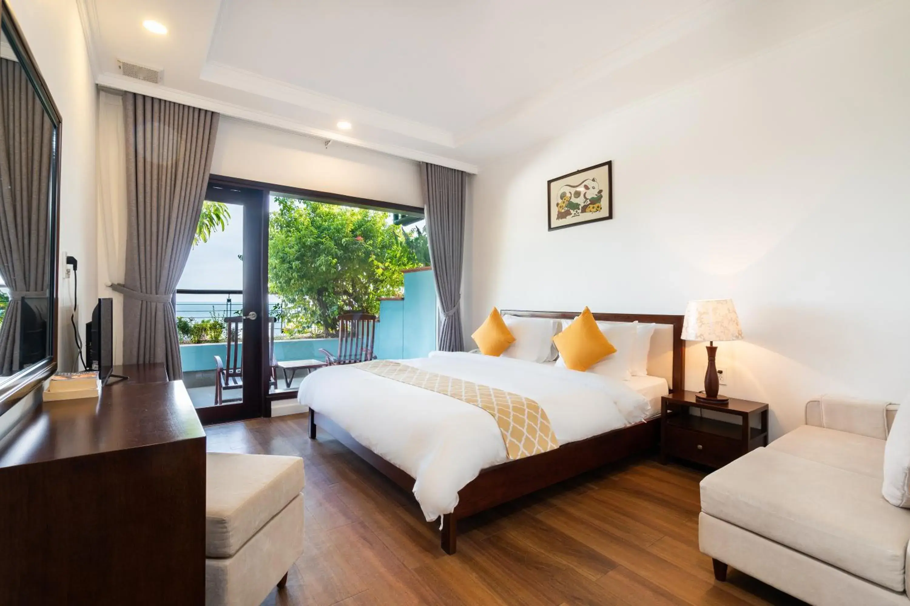 Bedroom, Bed in Hoang Ngoc Beach Resort Bedroom, Bed in Hoang Ngoc Beach Resort