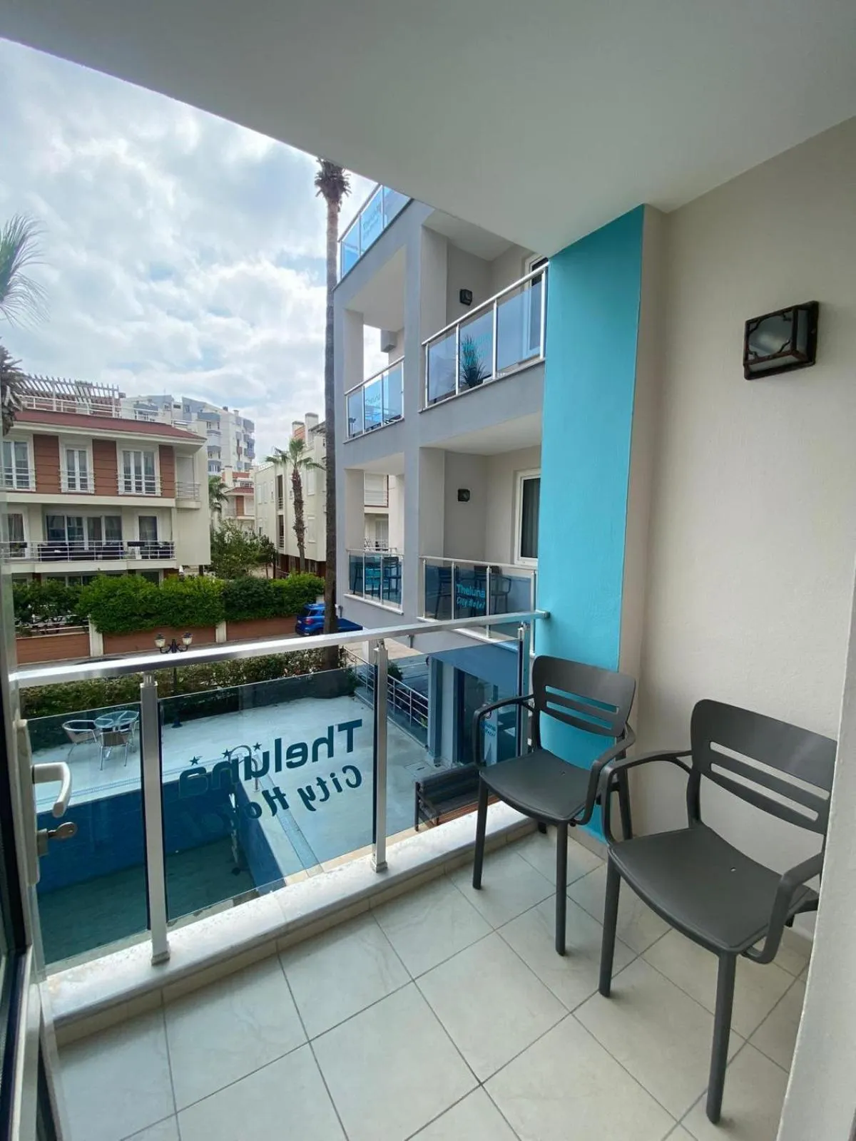 Balcony/Terrace in Theluna City Hotel