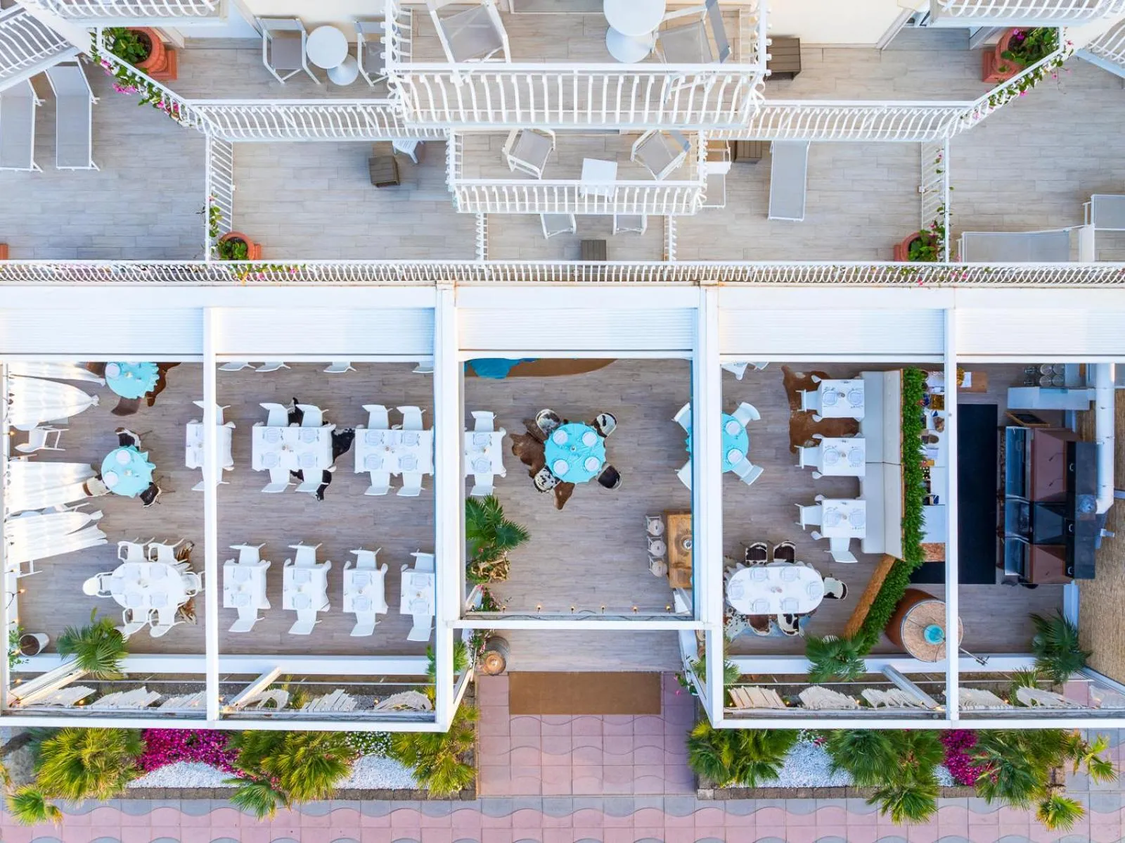 Bird's eye view in Hotel Bellariva