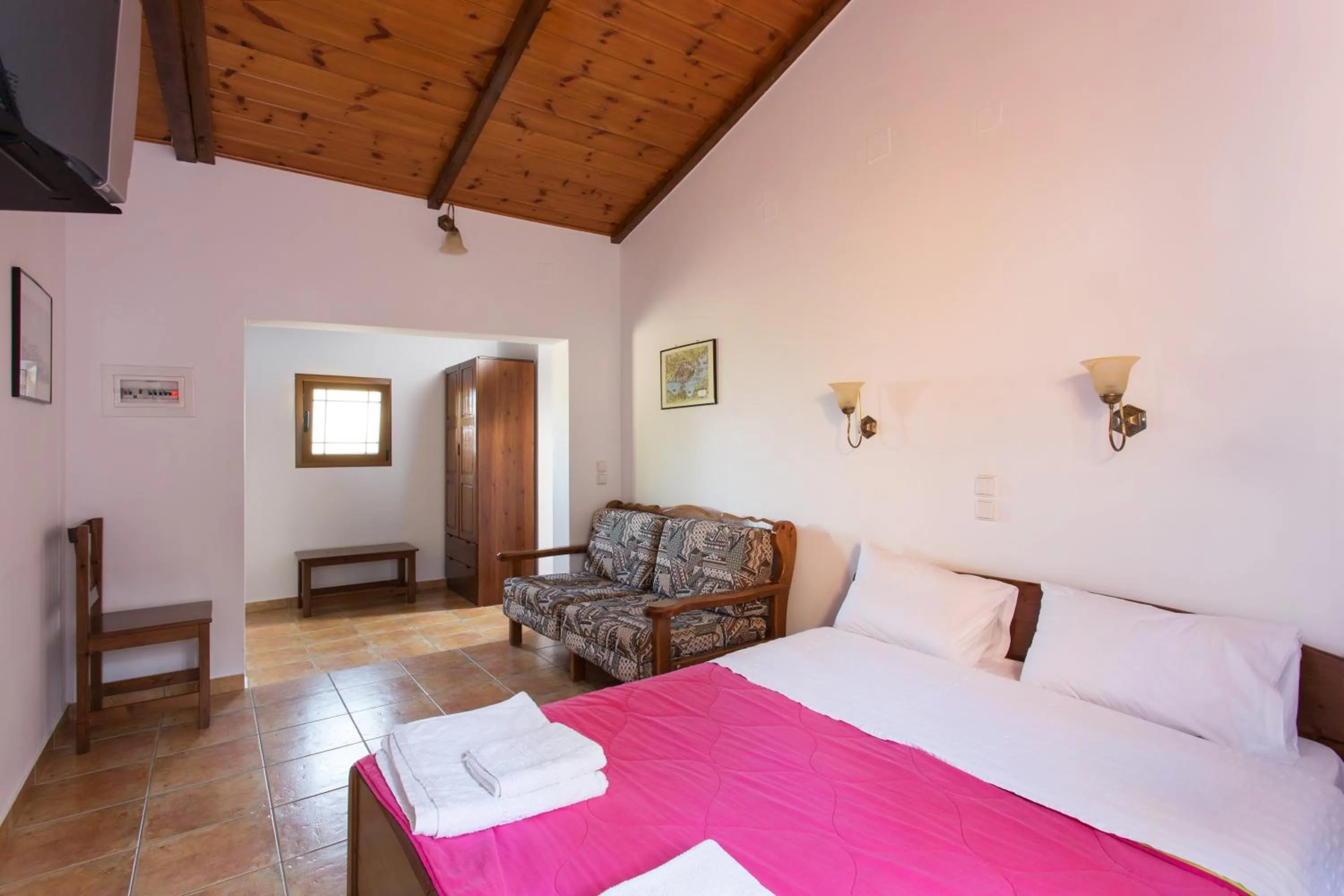 Bedroom, Bed in Georgia's Houses (Melitzanakia)