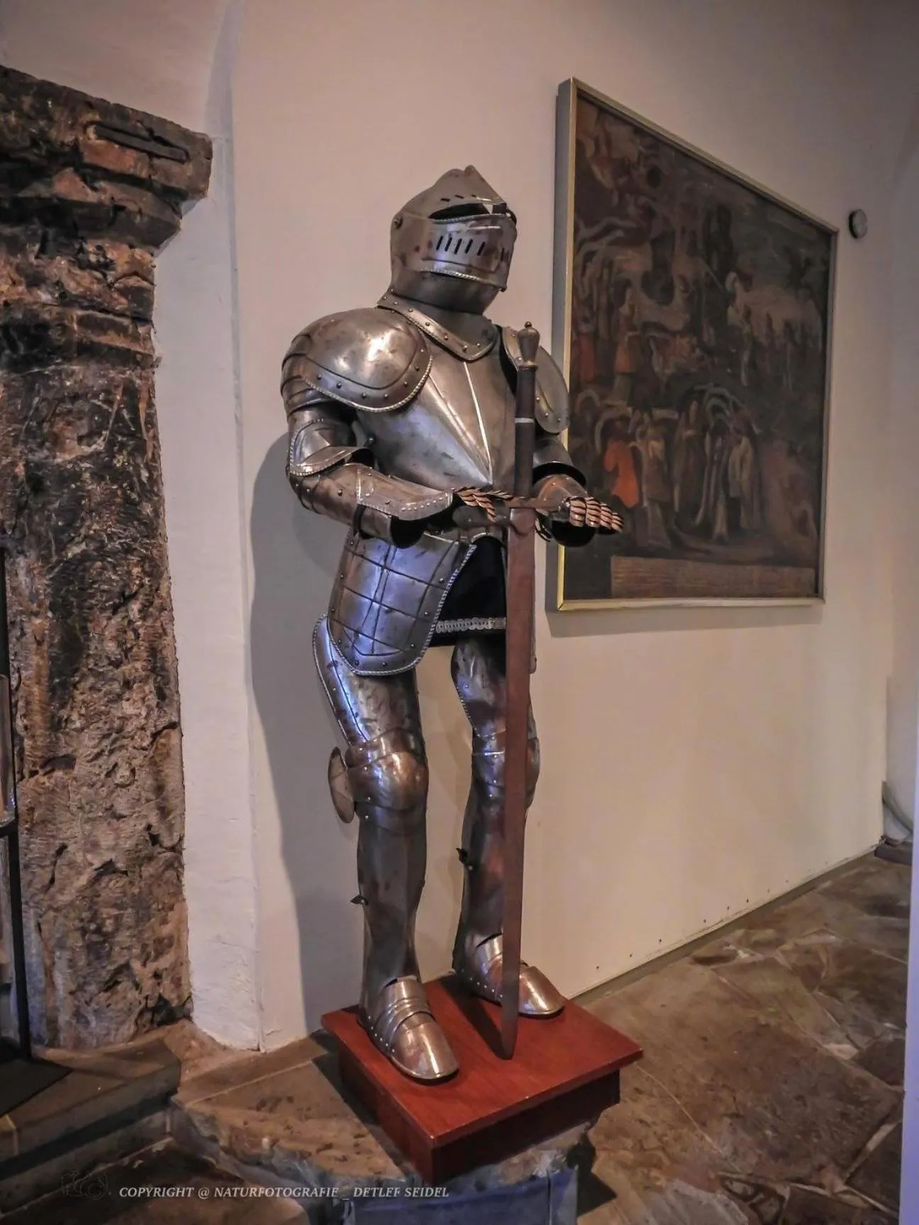 Decorative detail in Hotel und Restaurant Burg Schnellenberg