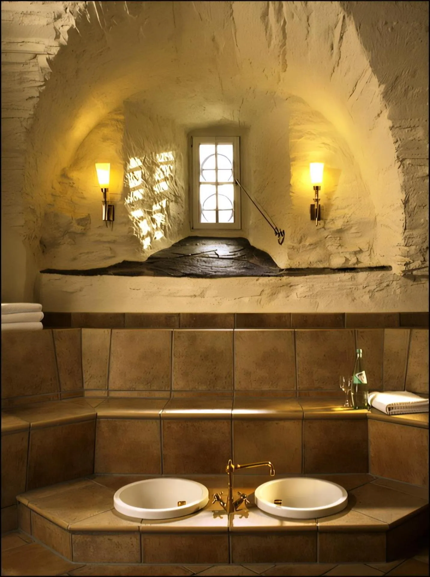 Swimming pool in Hotel und Restaurant Burg Schnellenberg