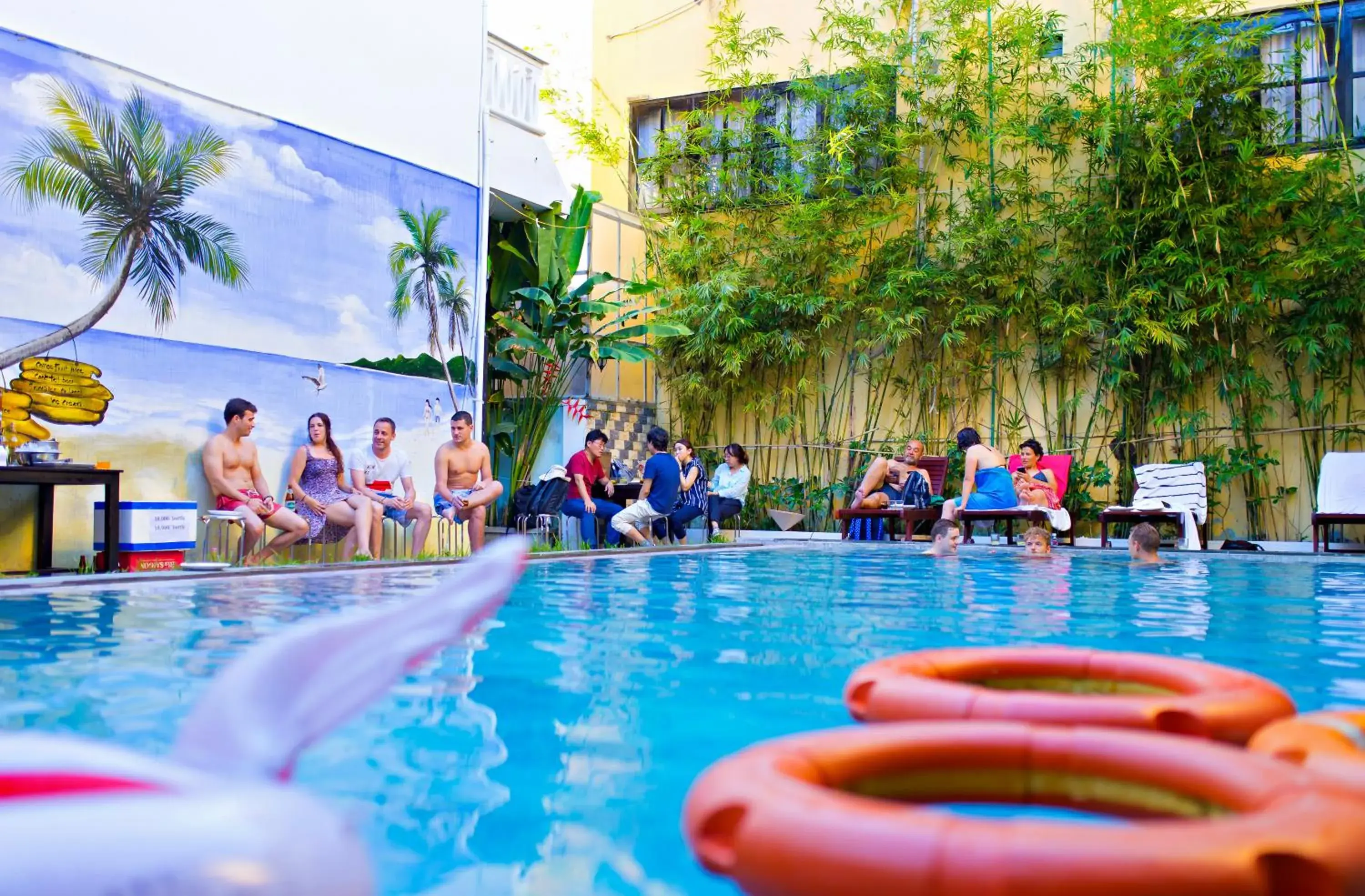 Swimming pool in Hoi An Hai Au Boutique Hotel Swimming pool in Hoi An Hai Au Boutique Hotel