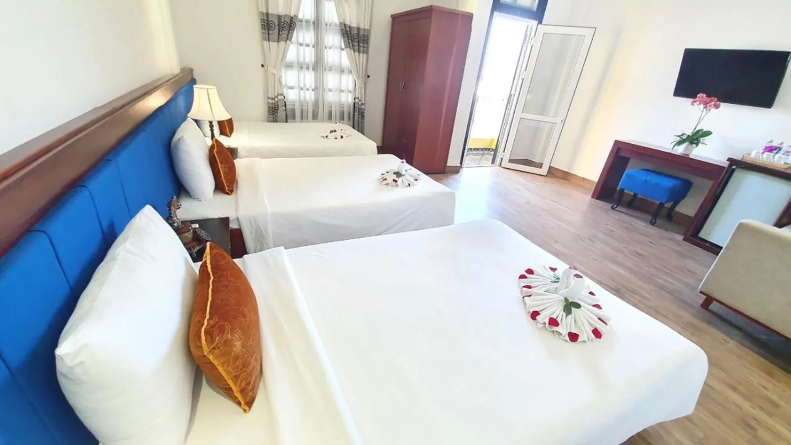 Bed in Hoi An Hai Au Boutique Hotel