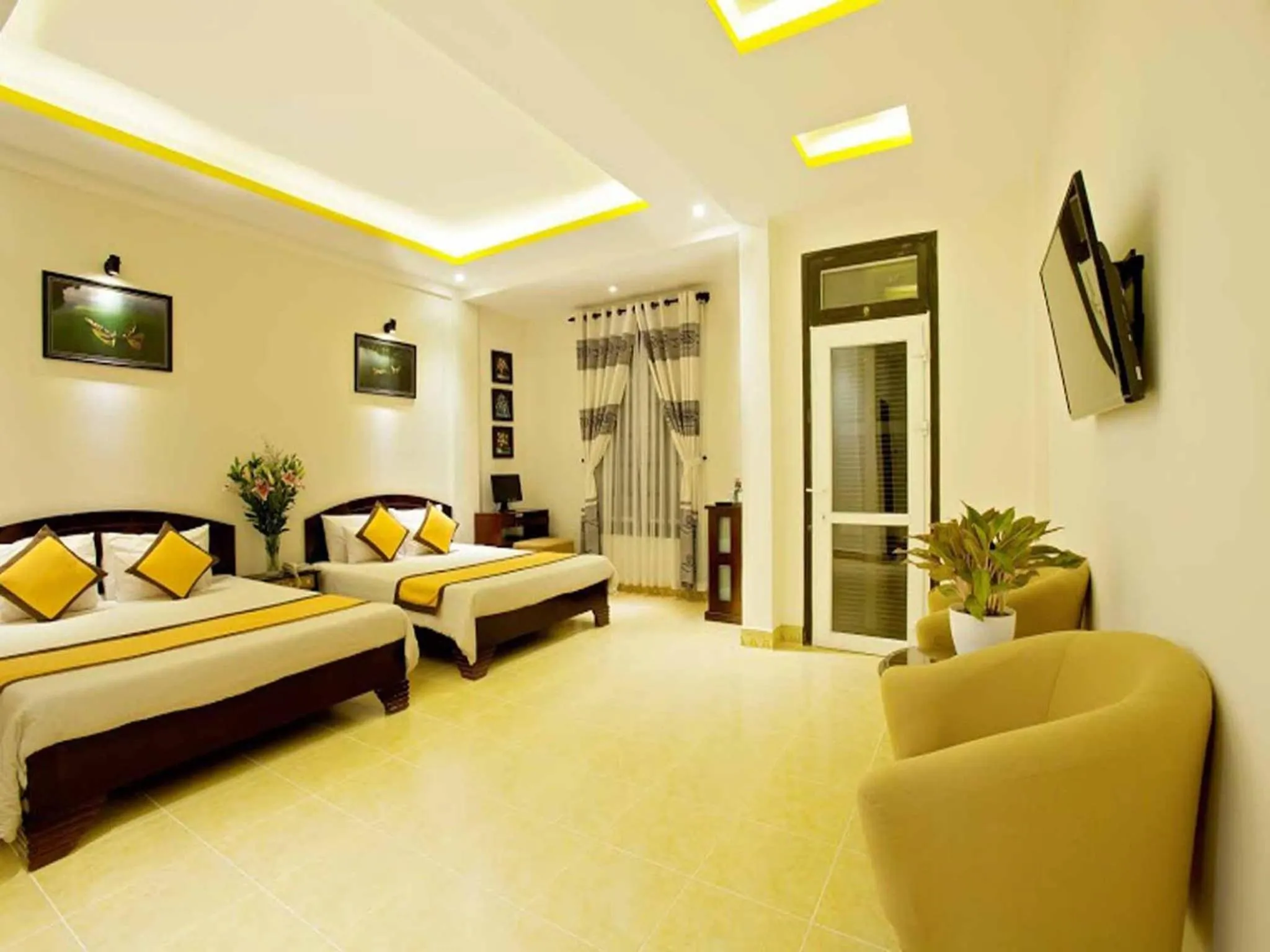 TV and multimedia, Bed in Hoi An Hai Au Boutique Hotel