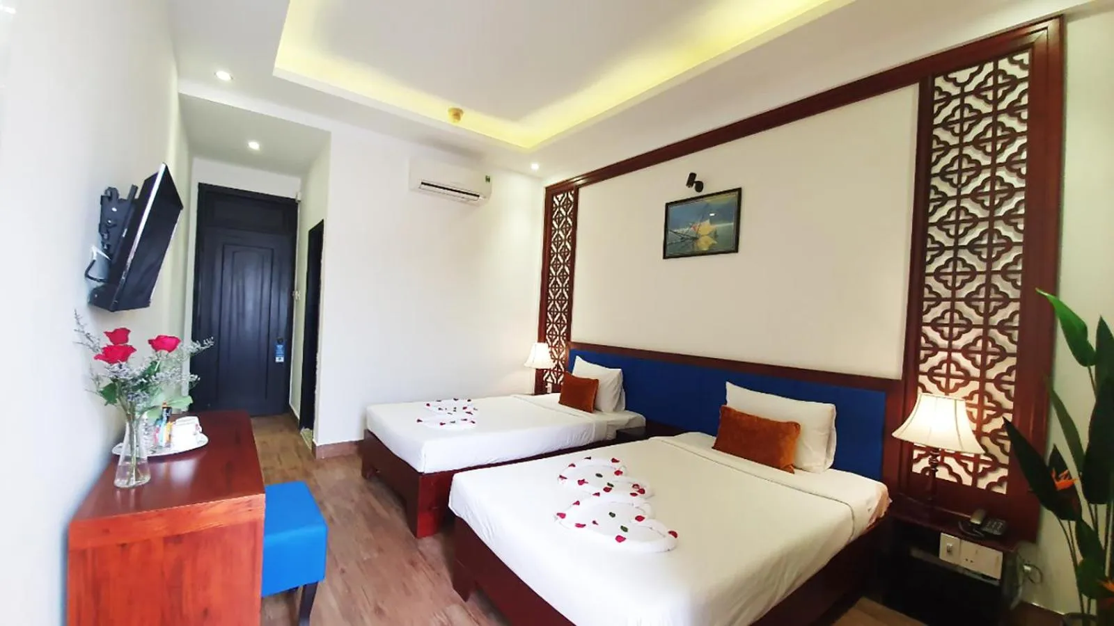 Bed in Hoi An Hai Au Boutique Hotel