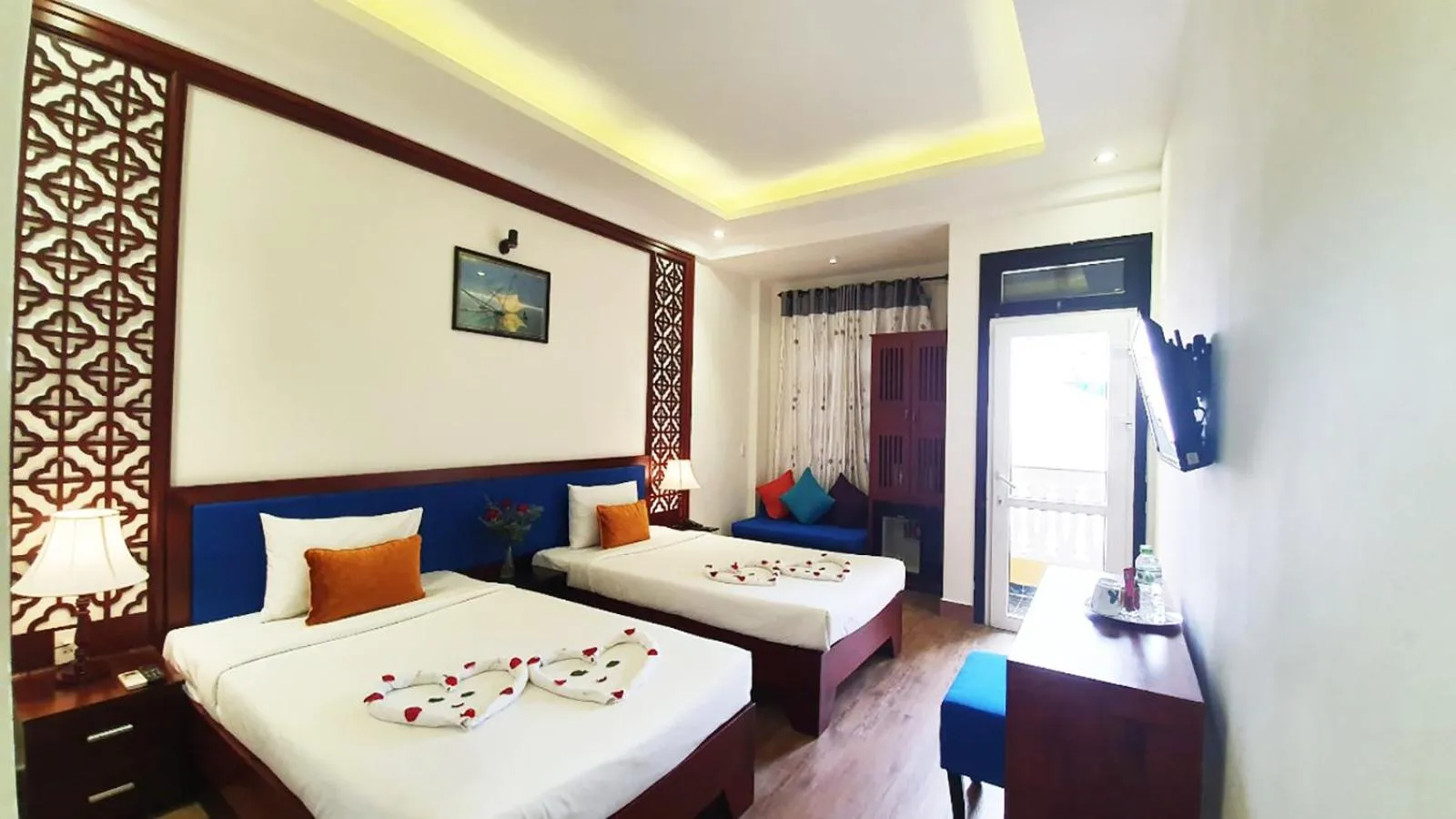 Bed in Hoi An Hai Au Boutique Hotel