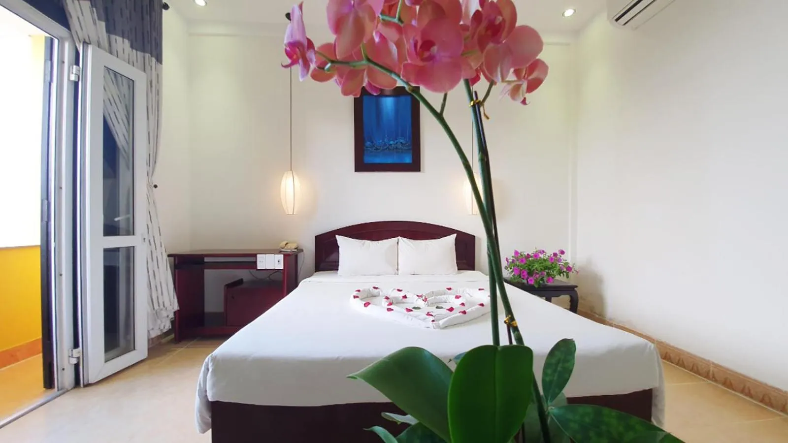 Bed in Hoi An Hai Au Boutique Hotel