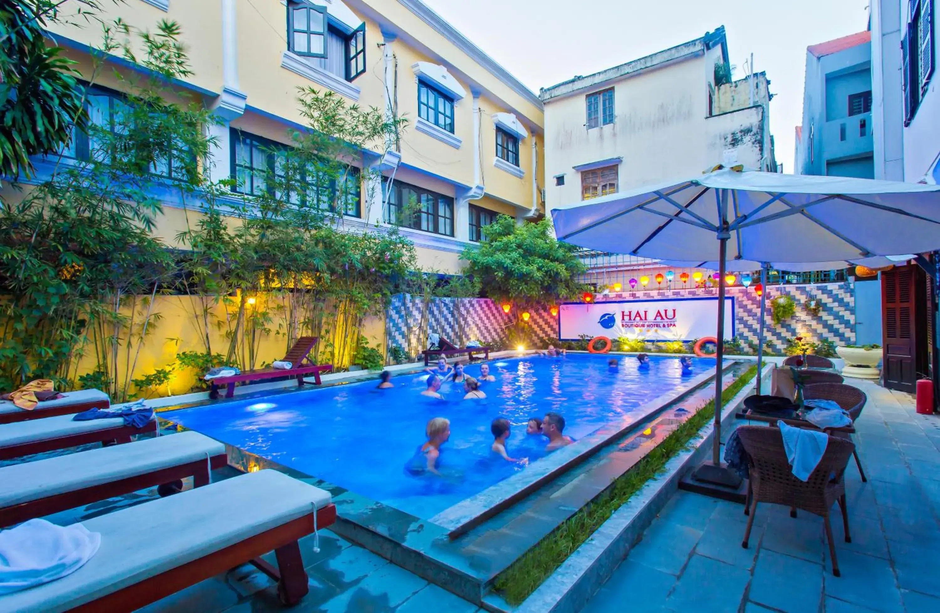 Swimming pool in Hoi An Hai Au Boutique Hotel Swimming pool in Hoi An Hai Au Boutique Hotel