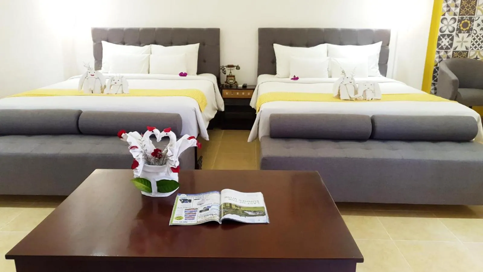 Bed in Hoi An Hai Au Boutique Hotel