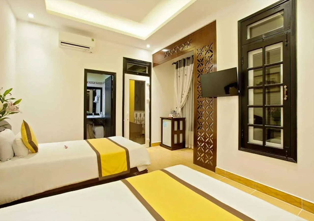 Bed in Hoi An Hai Au Boutique Hotel