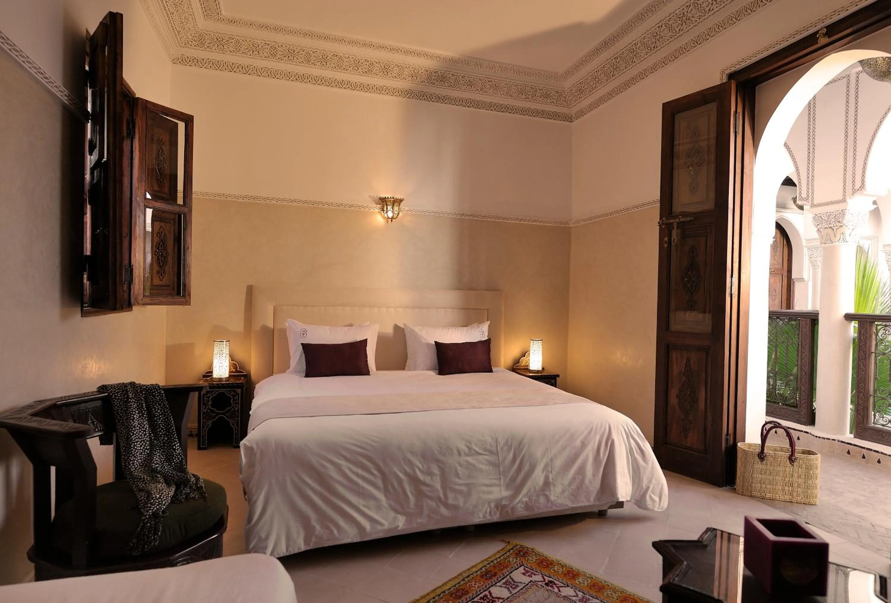 Photo of the whole room, Bed in Riad Le Jardin d'Abdou