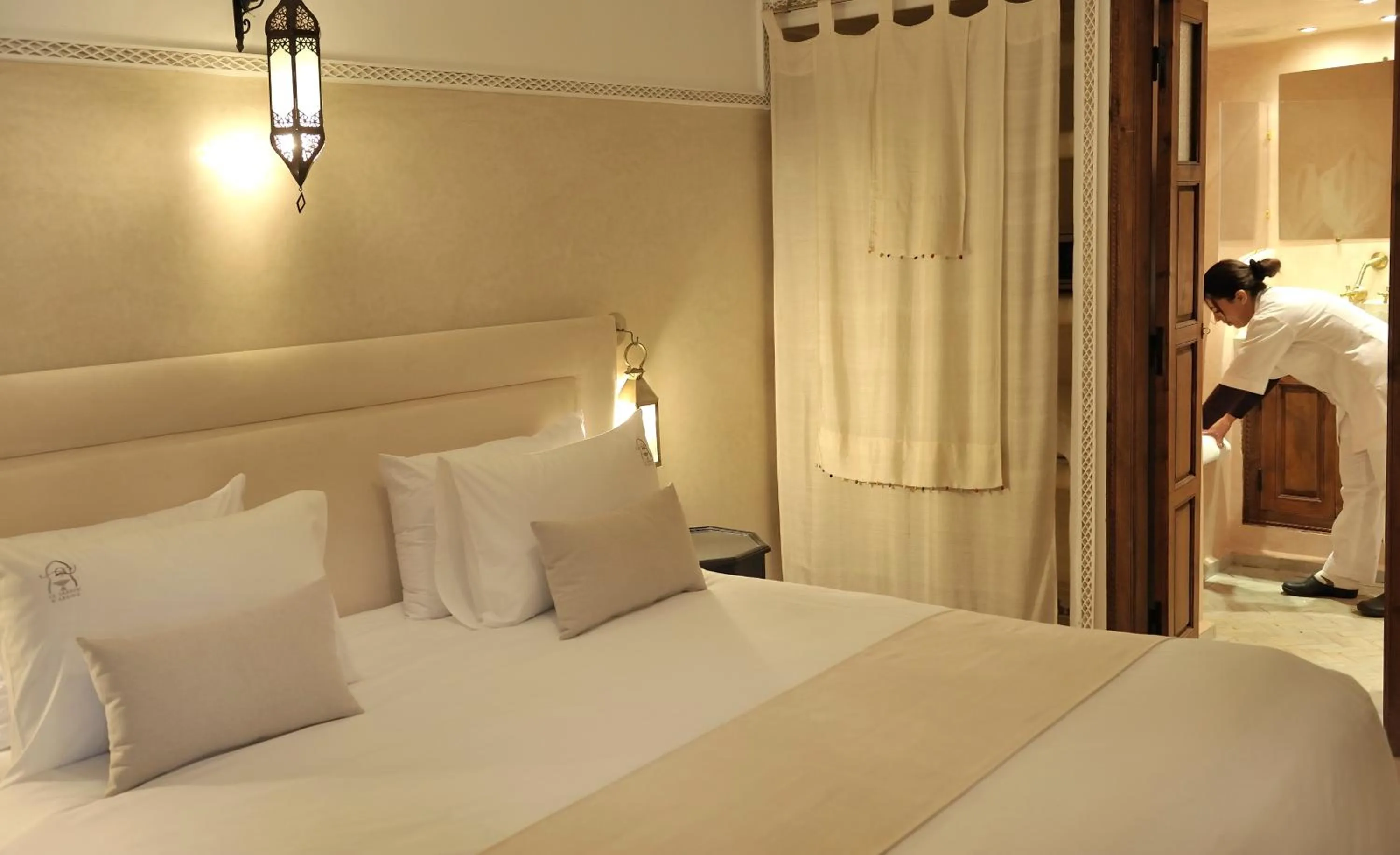 Photo of the whole room, Bed in Riad Le Jardin d'Abdou