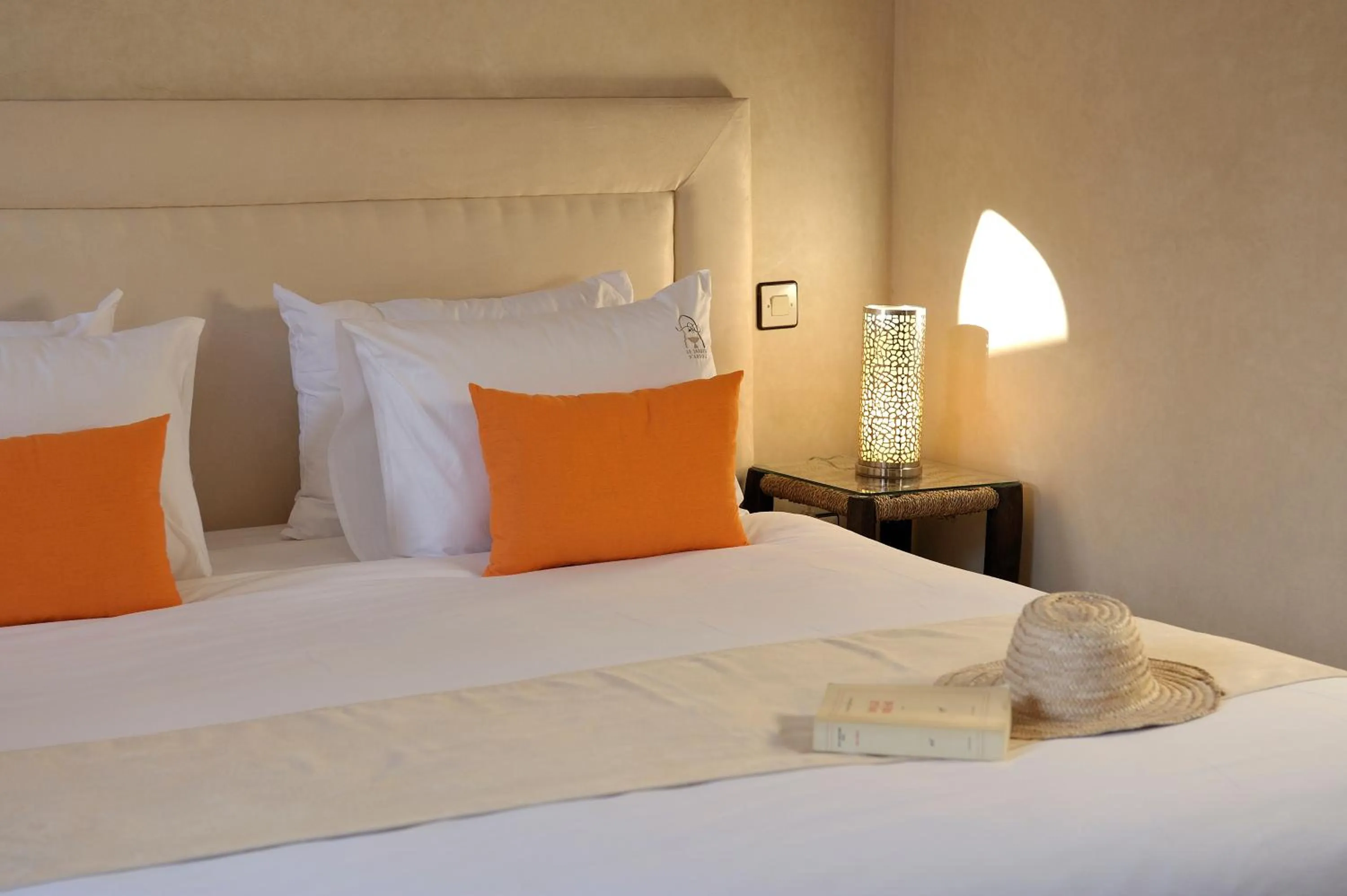 Bed in Riad Le Jardin d'Abdou