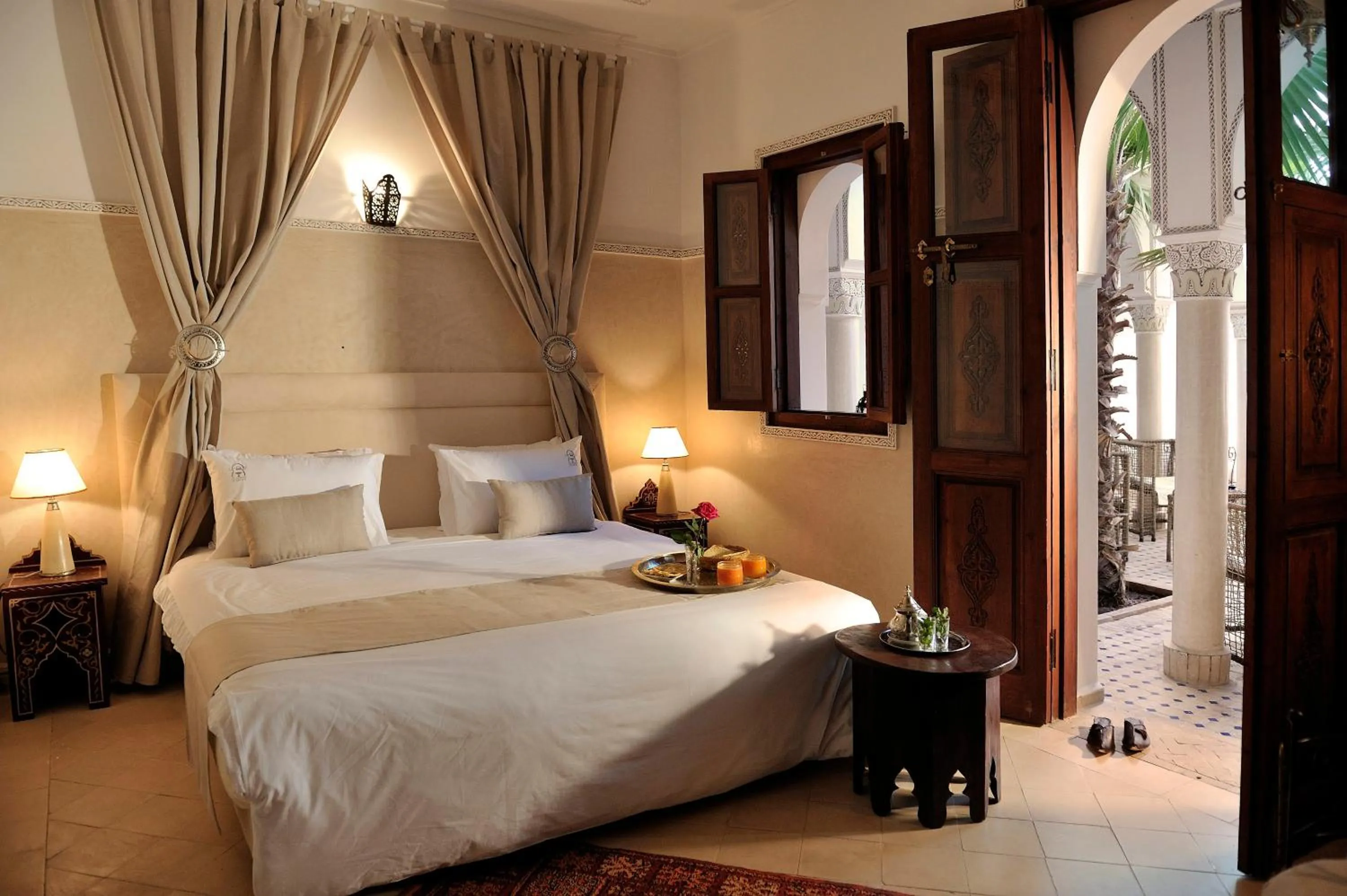 Photo of the whole room, Bed in Riad Le Jardin d'Abdou