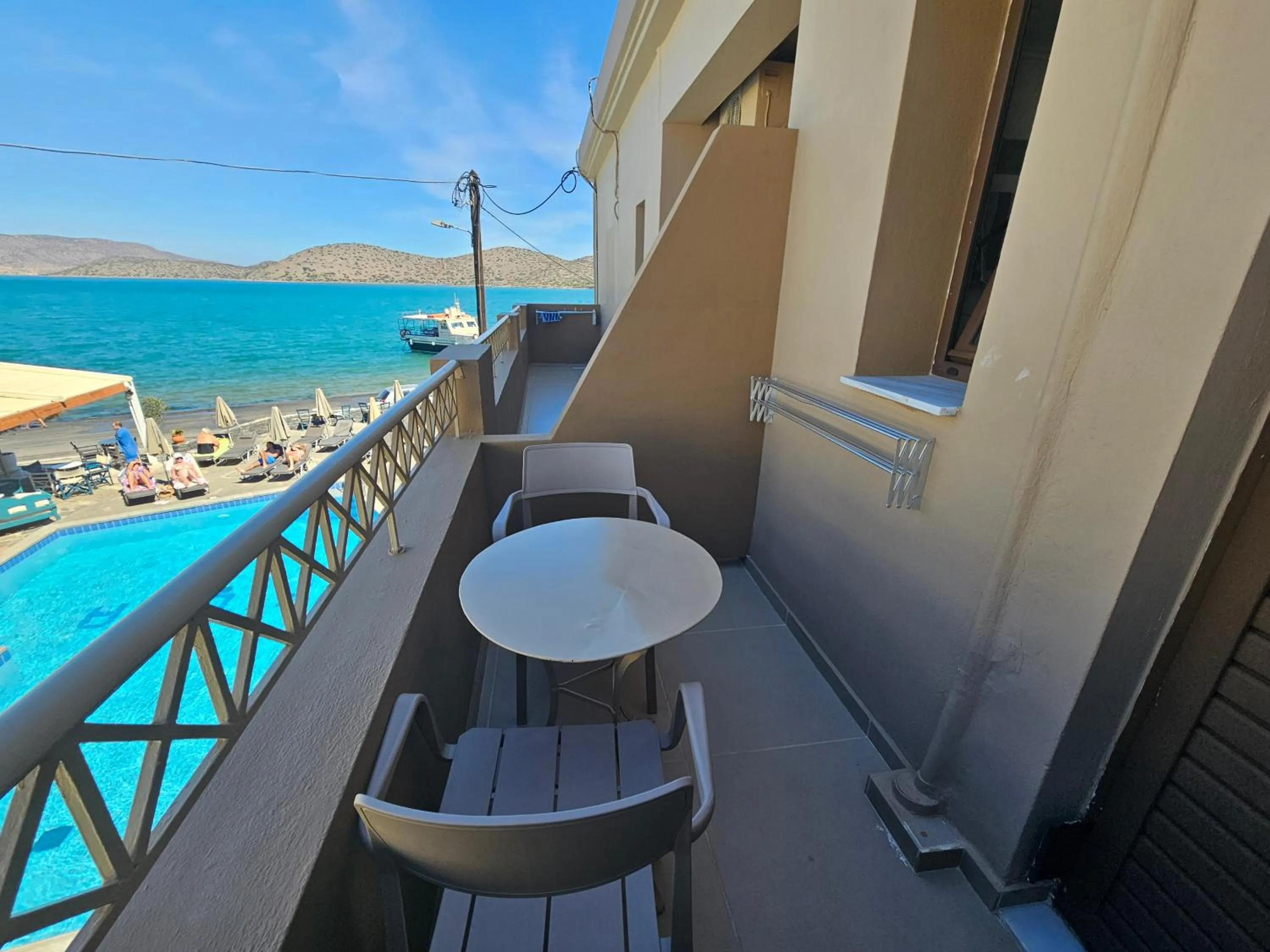 Sea view in Elounda Sunrise Apartments