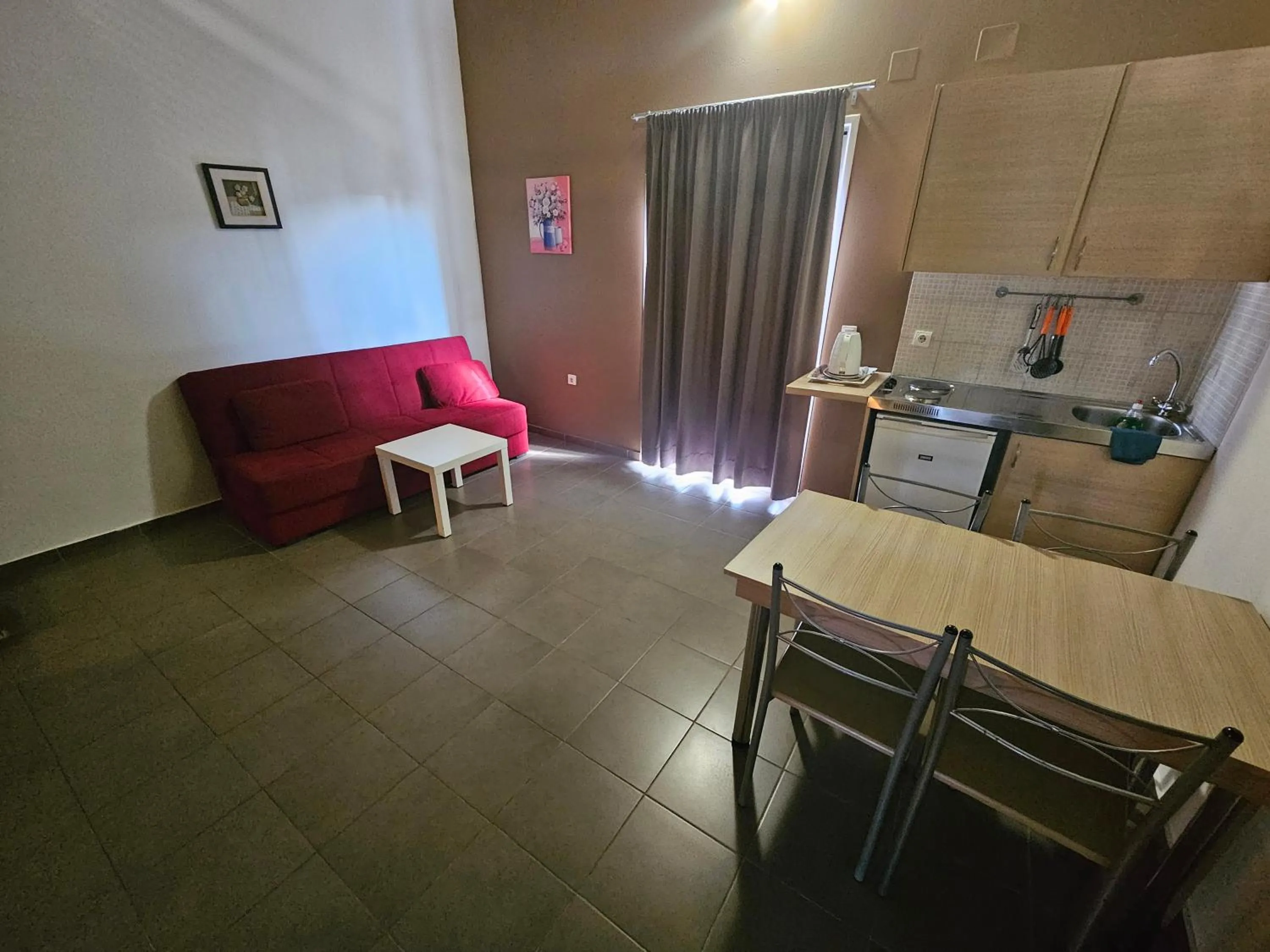 Kitchen or kitchenette in Elounda Sunrise Apartments