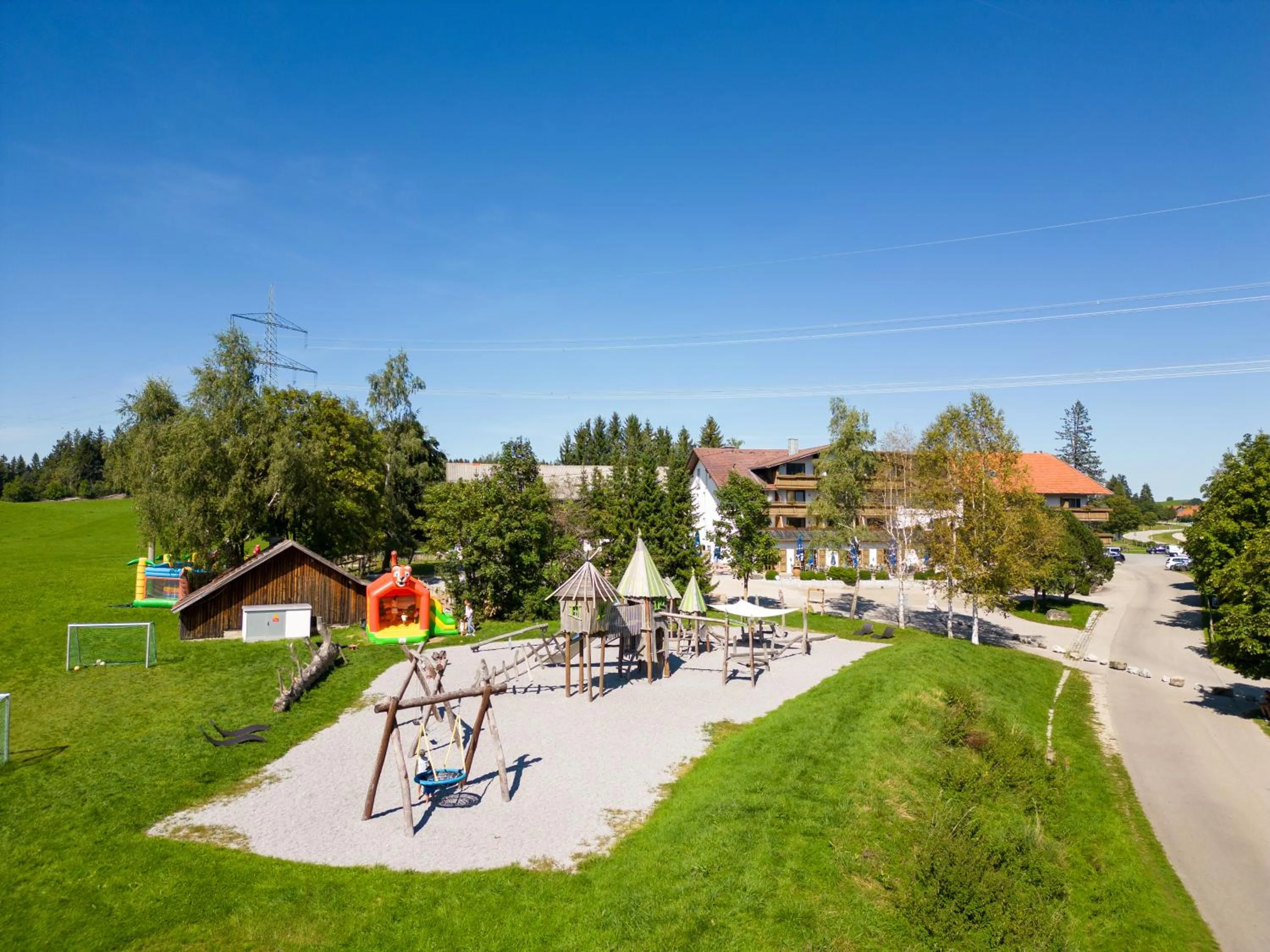 Children play ground in Familienhotel Löwen