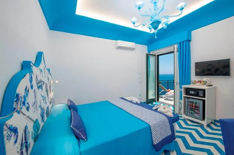 Bed in Hotel Villa Maria Pia