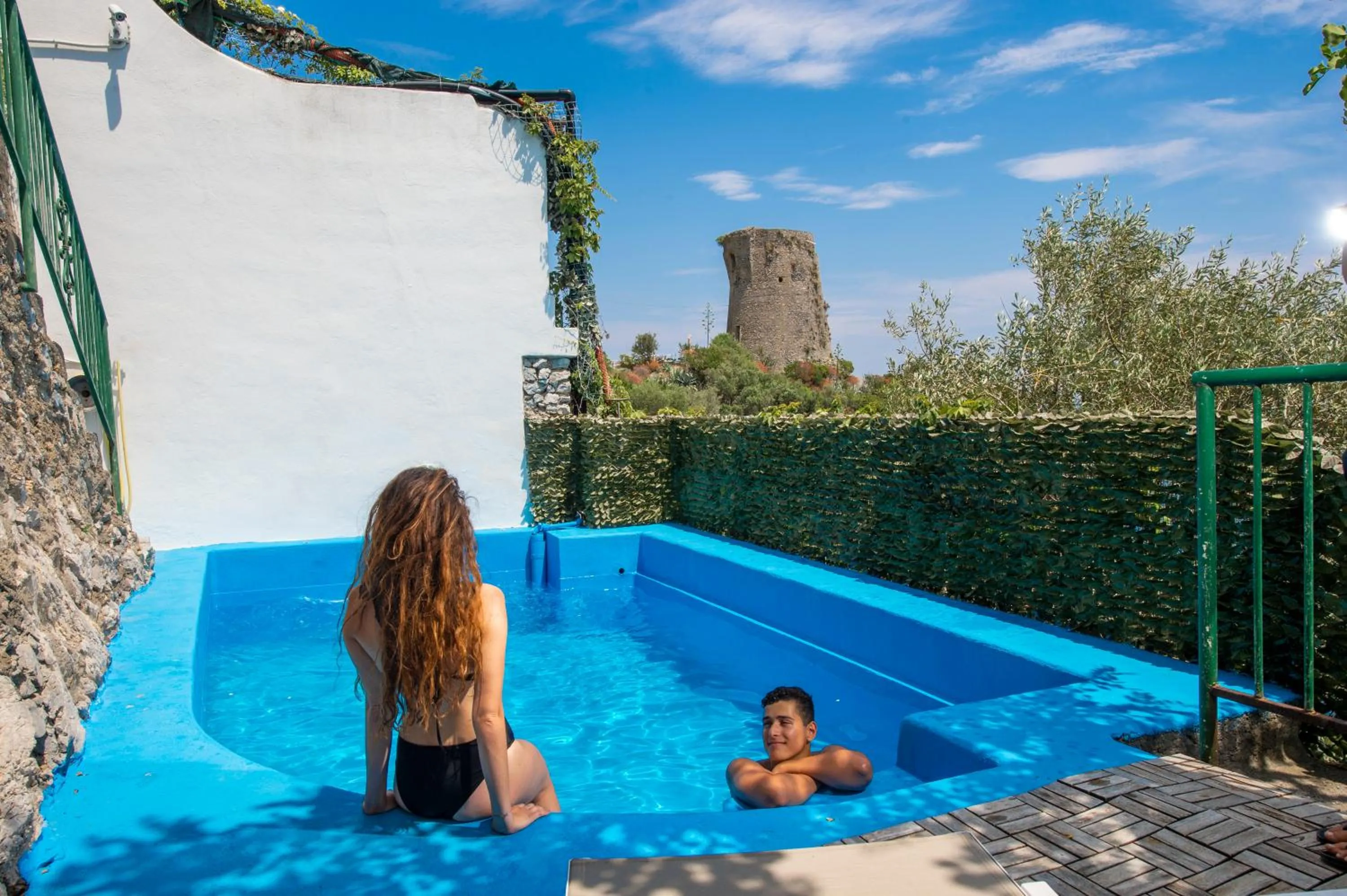 Swimming pool in Hotel Villa Maria Pia
