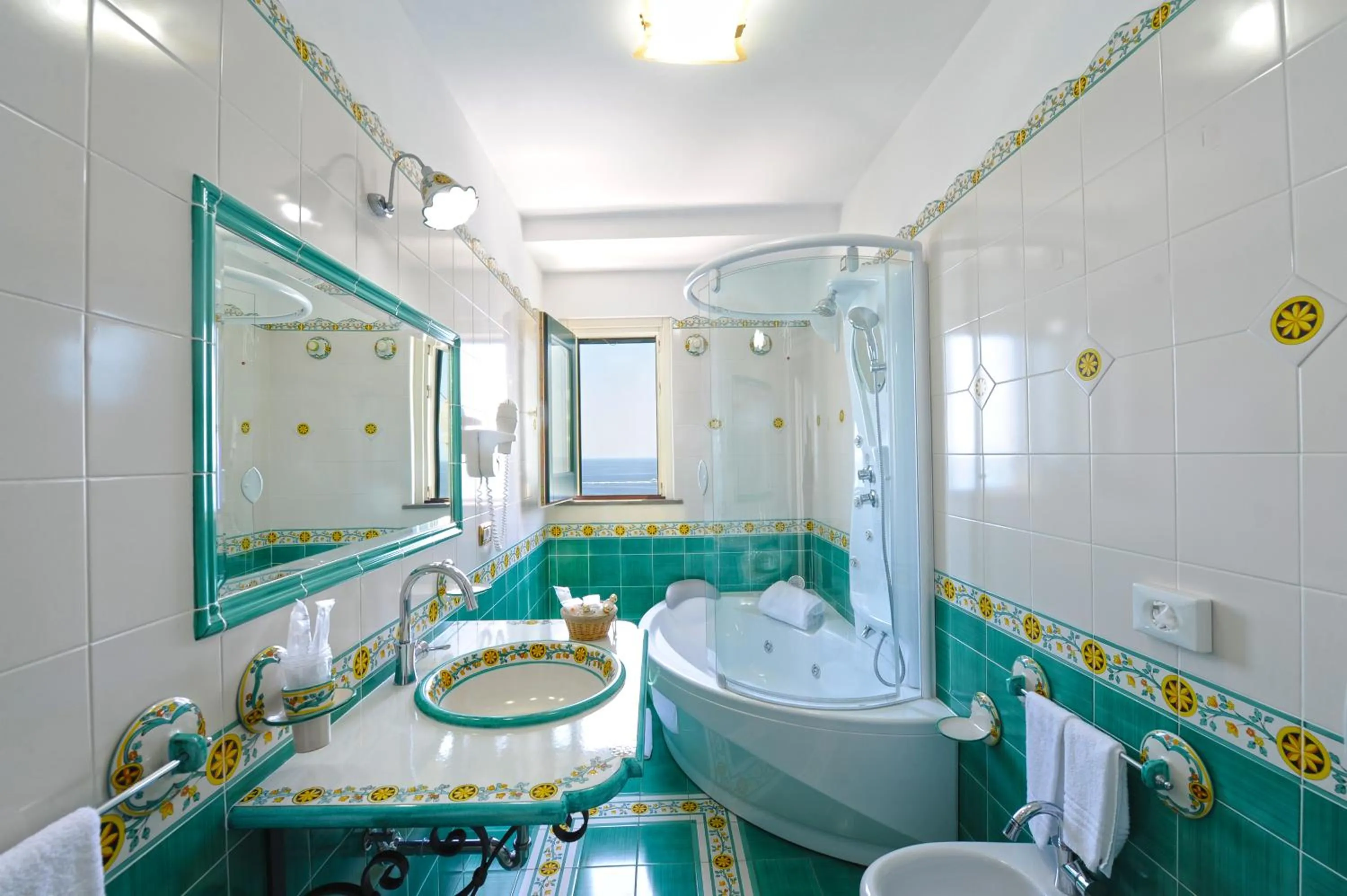 Toilet in Hotel Villa Maria Pia