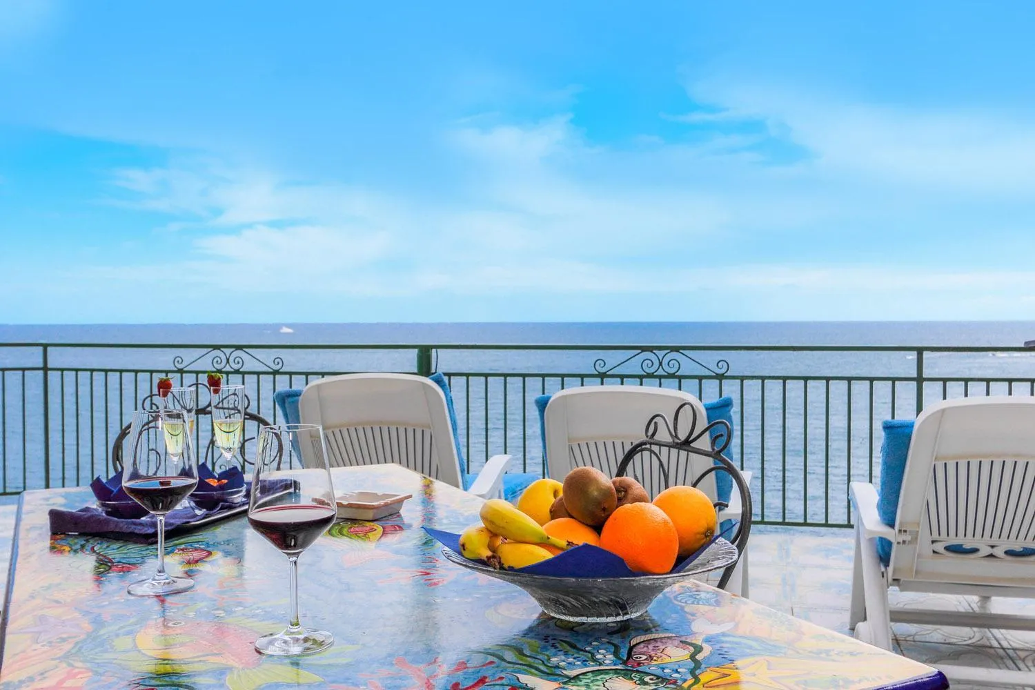 Balcony/Terrace in Hotel Villa Maria Pia