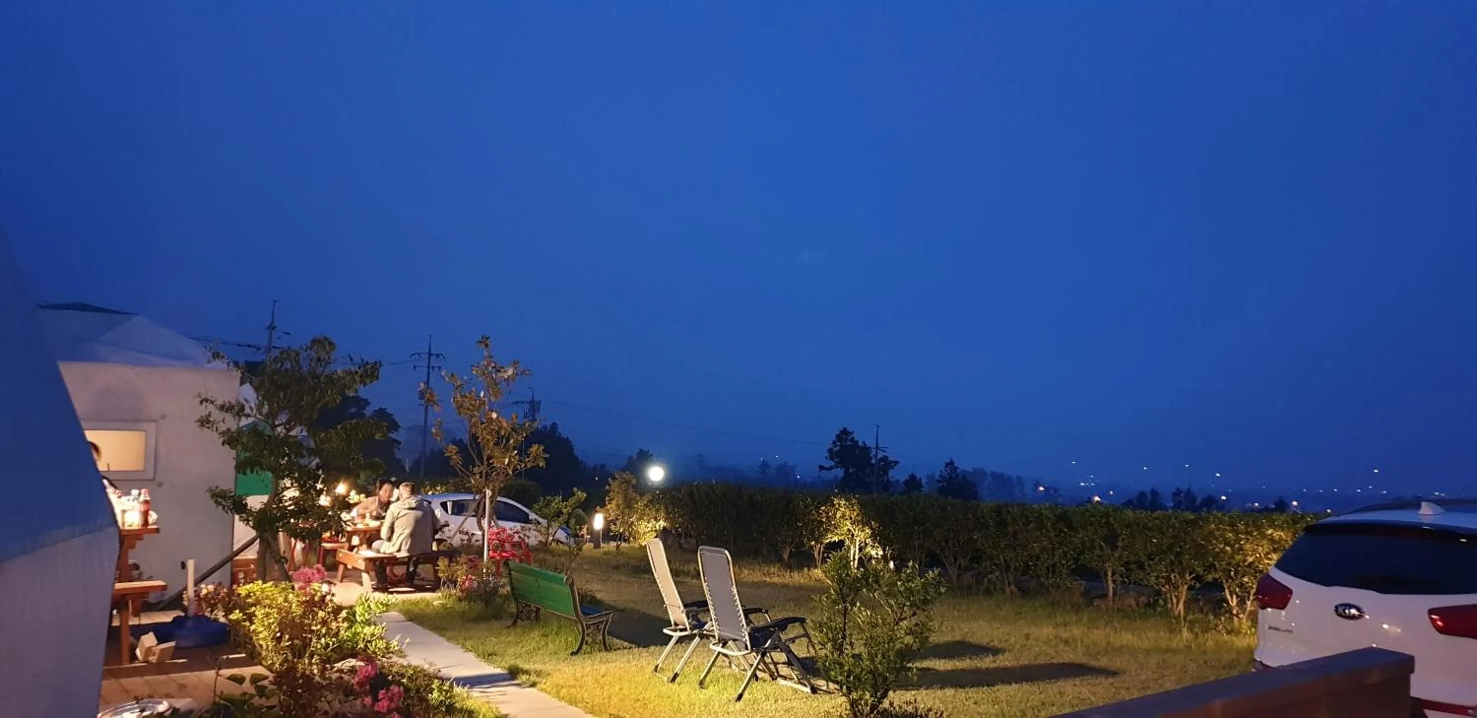 Sea view in Jeju Starlight Glamping