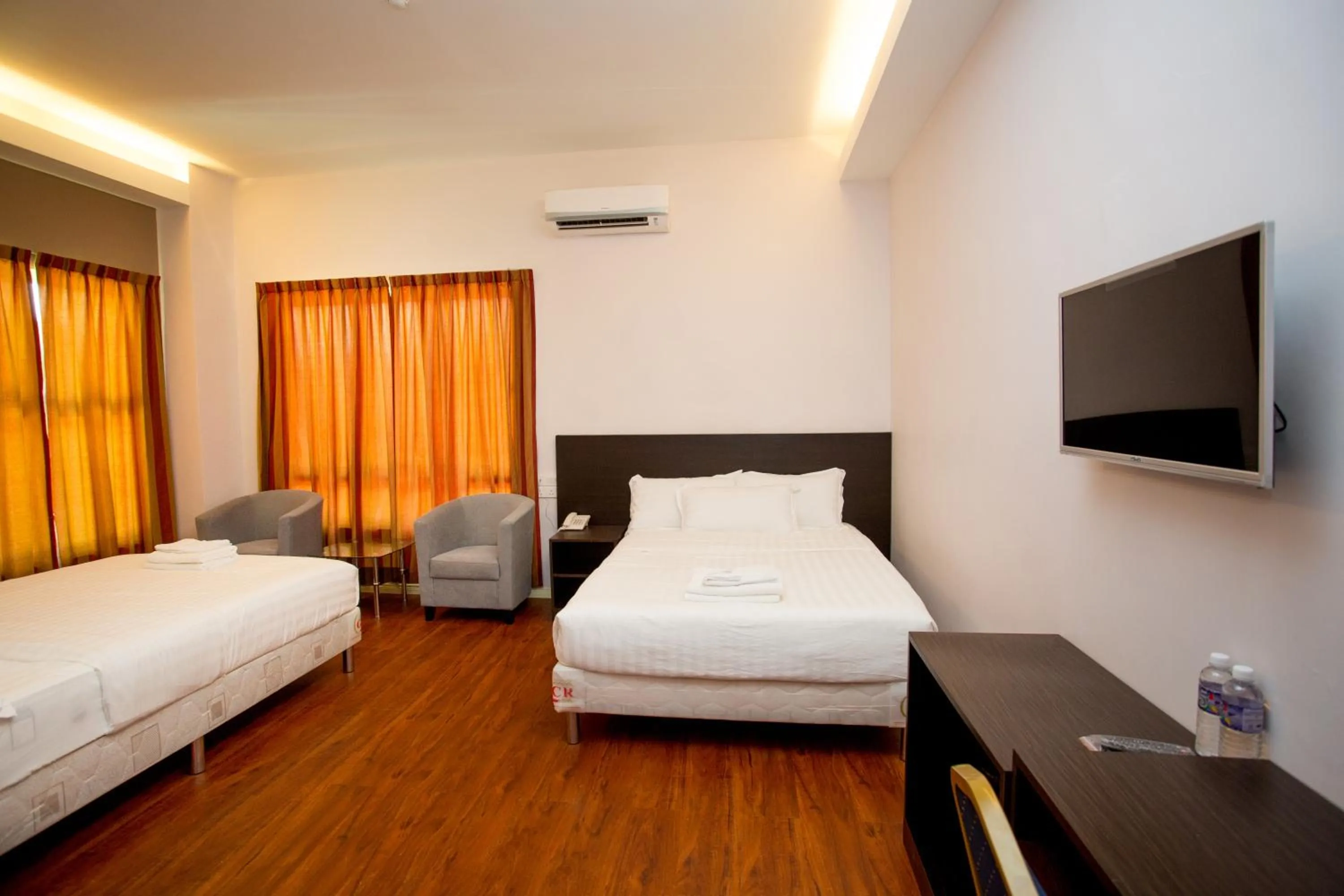 Bed in Labuan Fortune Hotel