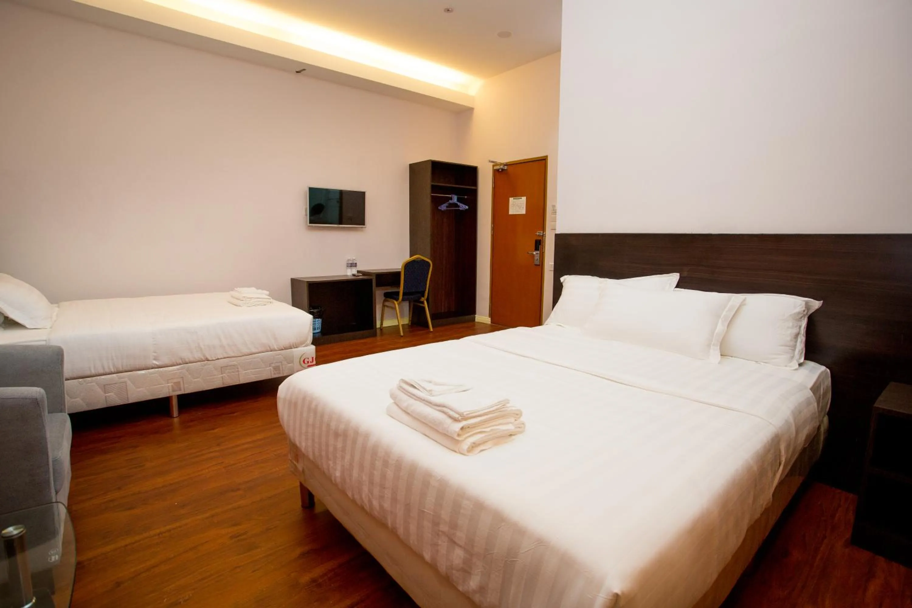 Bed in Labuan Fortune Hotel