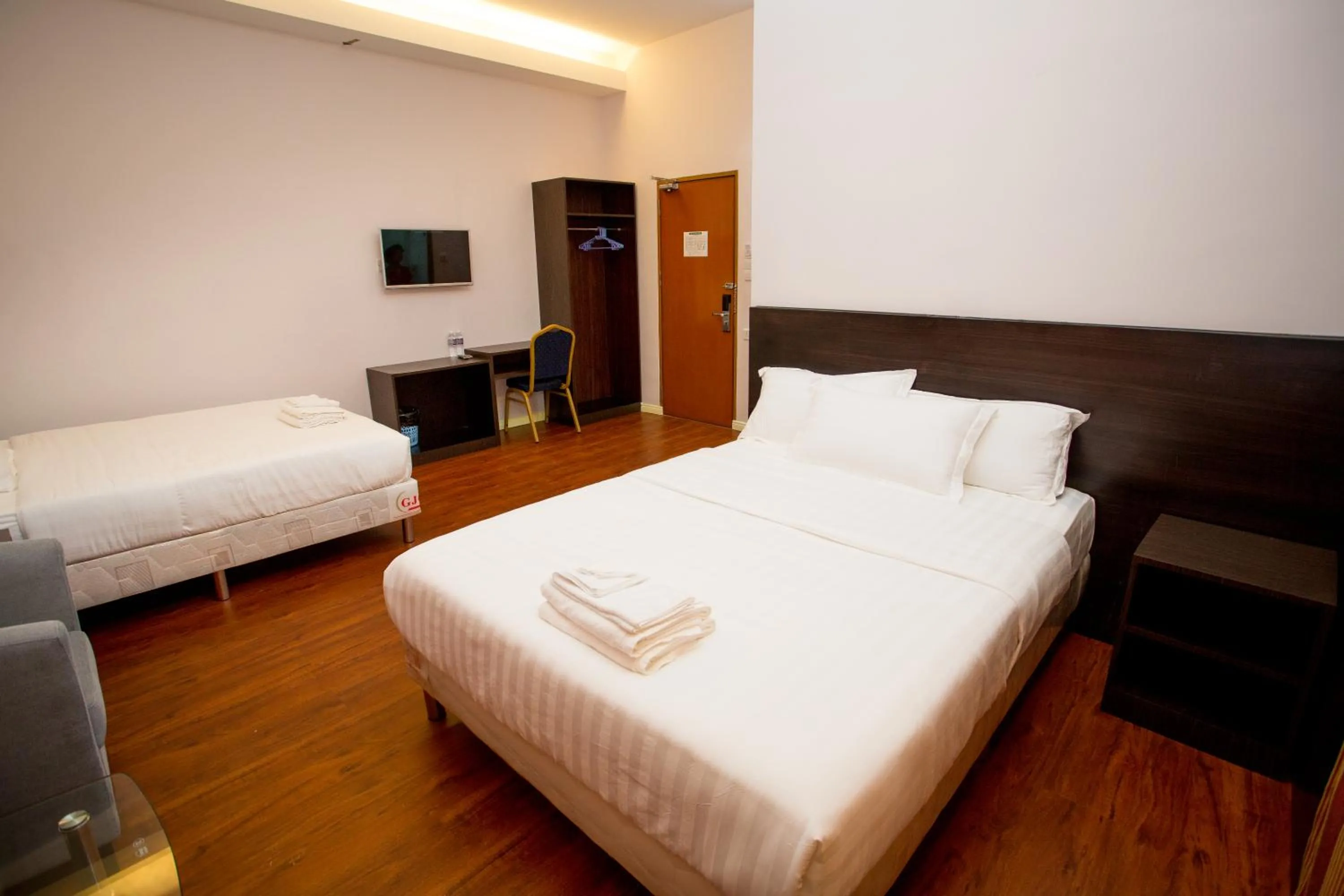 Bed in Labuan Fortune Hotel