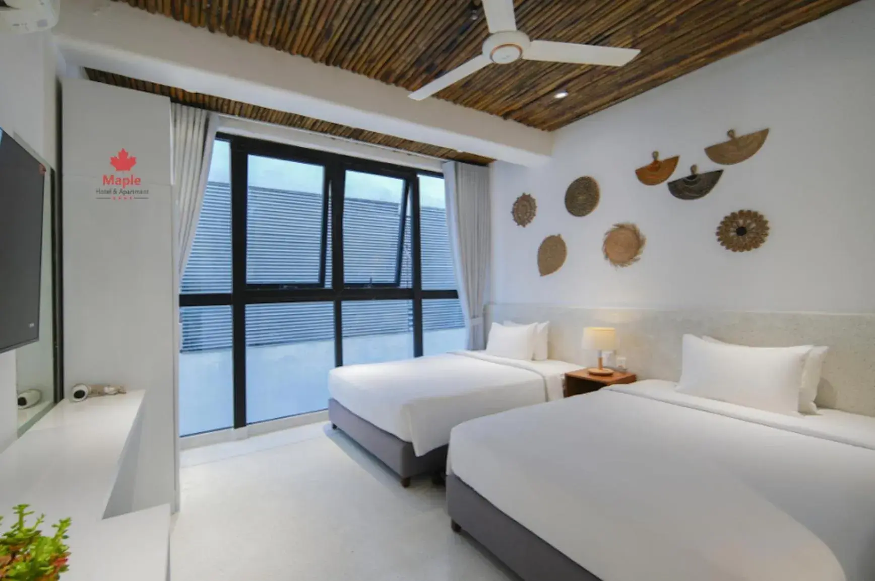 Bedroom, Bed in Maple Hotel & Apartment Bedroom, Bed in Maple Hotel & Apartment