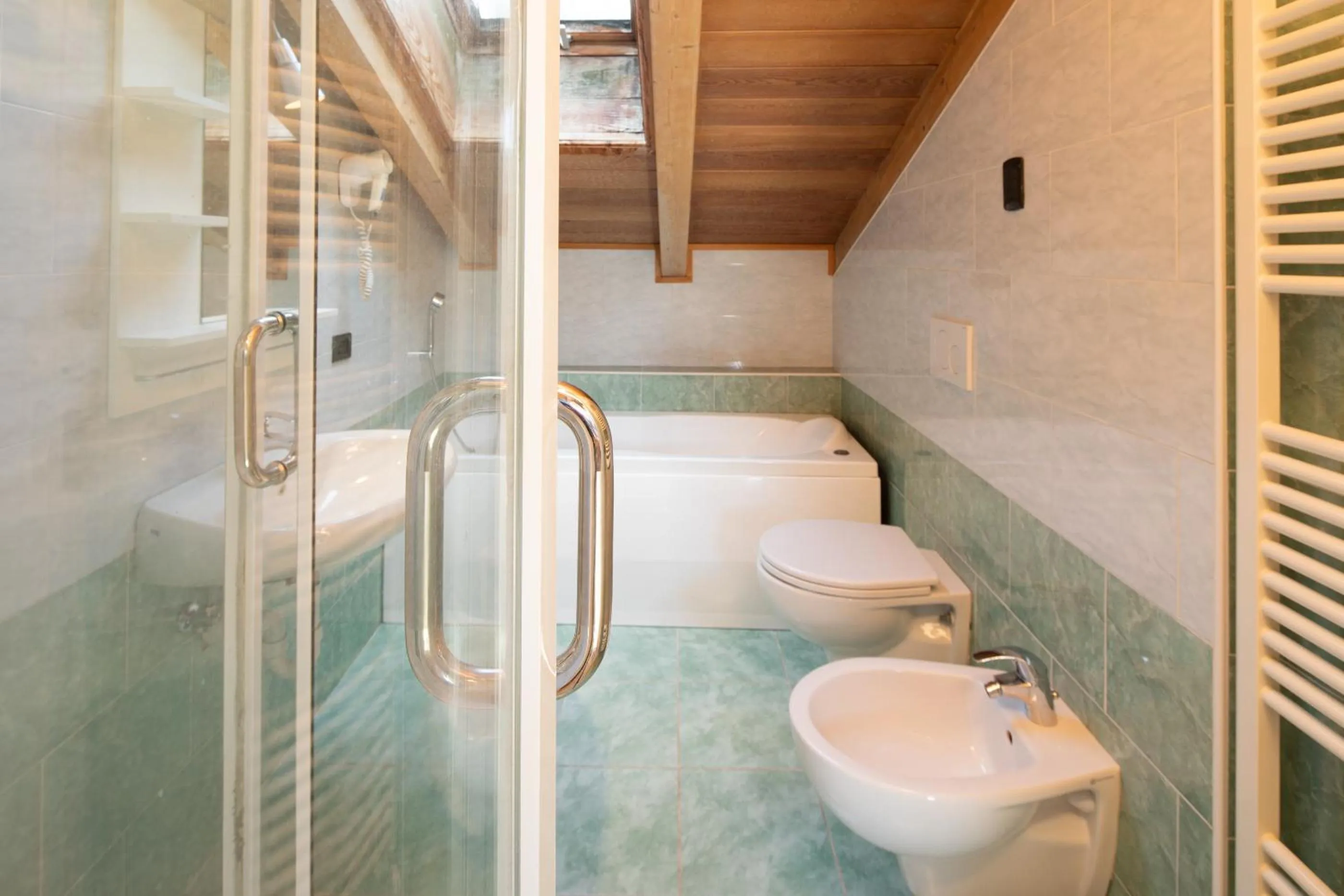 Shower in Chalet Del Sole per gruppi