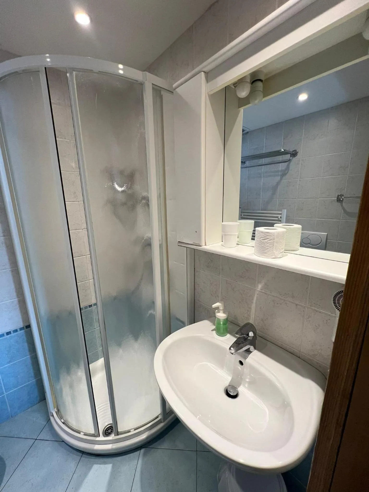 Shower in Chalet Del Sole per gruppi