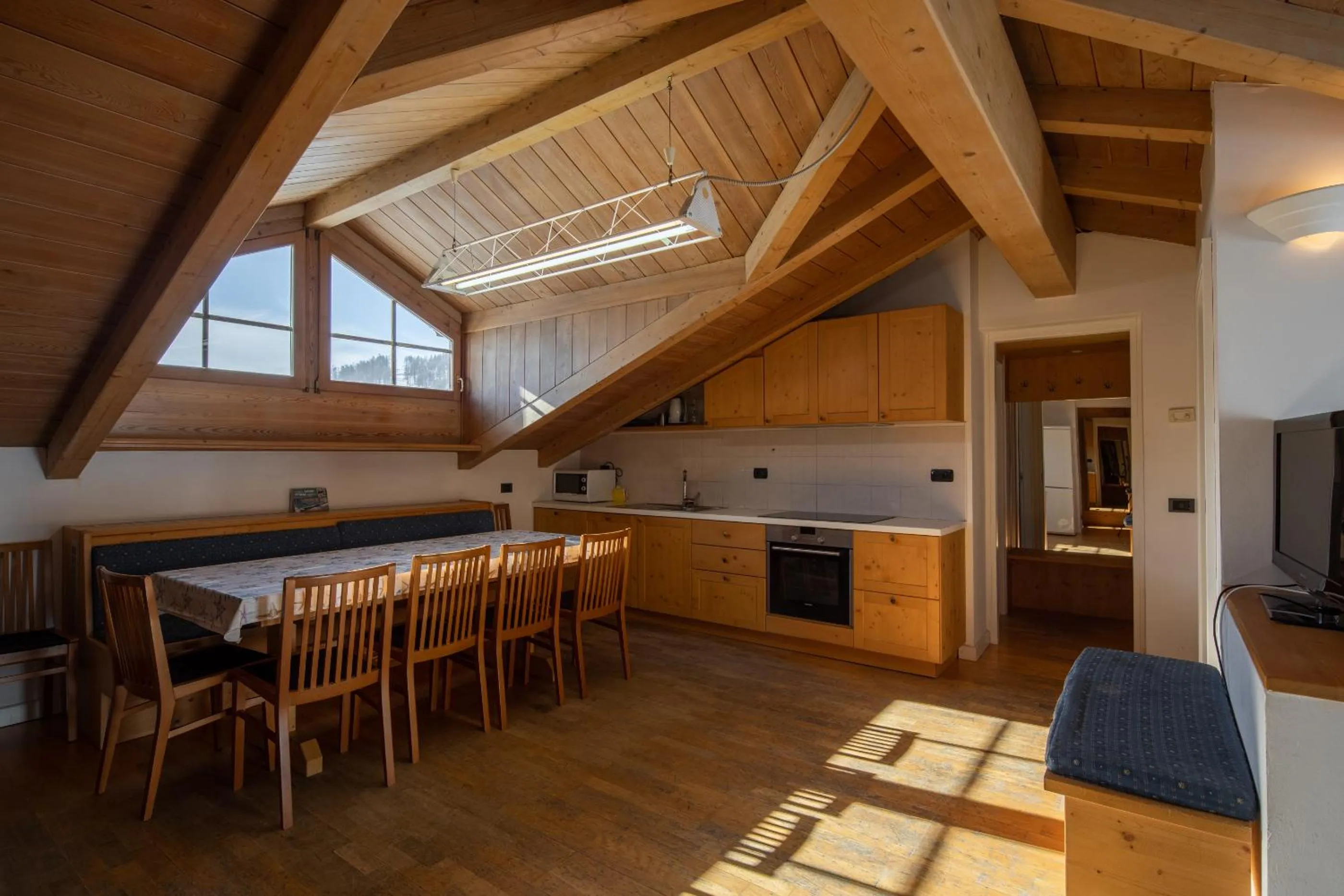 Kitchen or kitchenette in Chalet Del Sole per gruppi