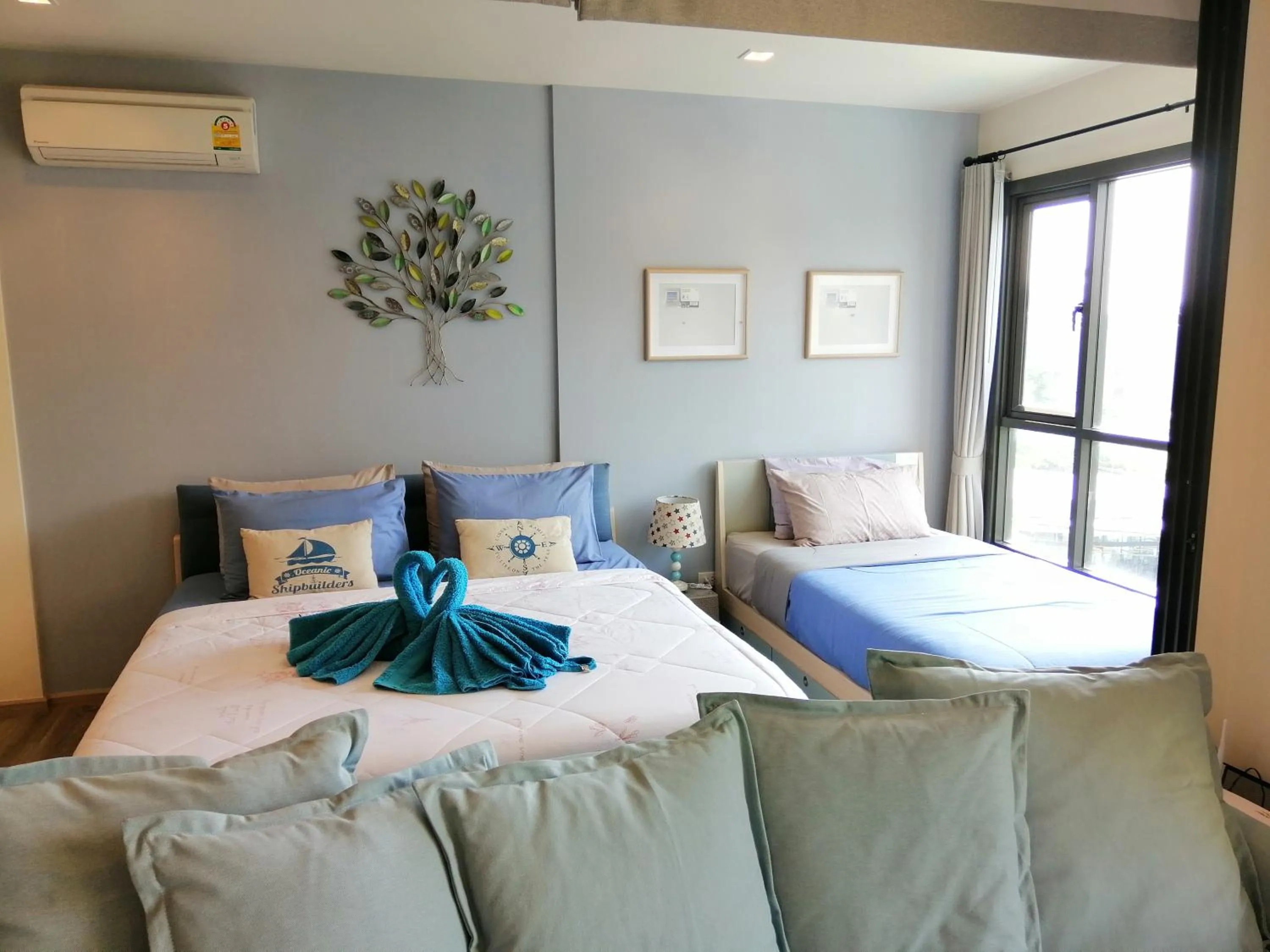 Bed in Rain Cha-am by Obbset