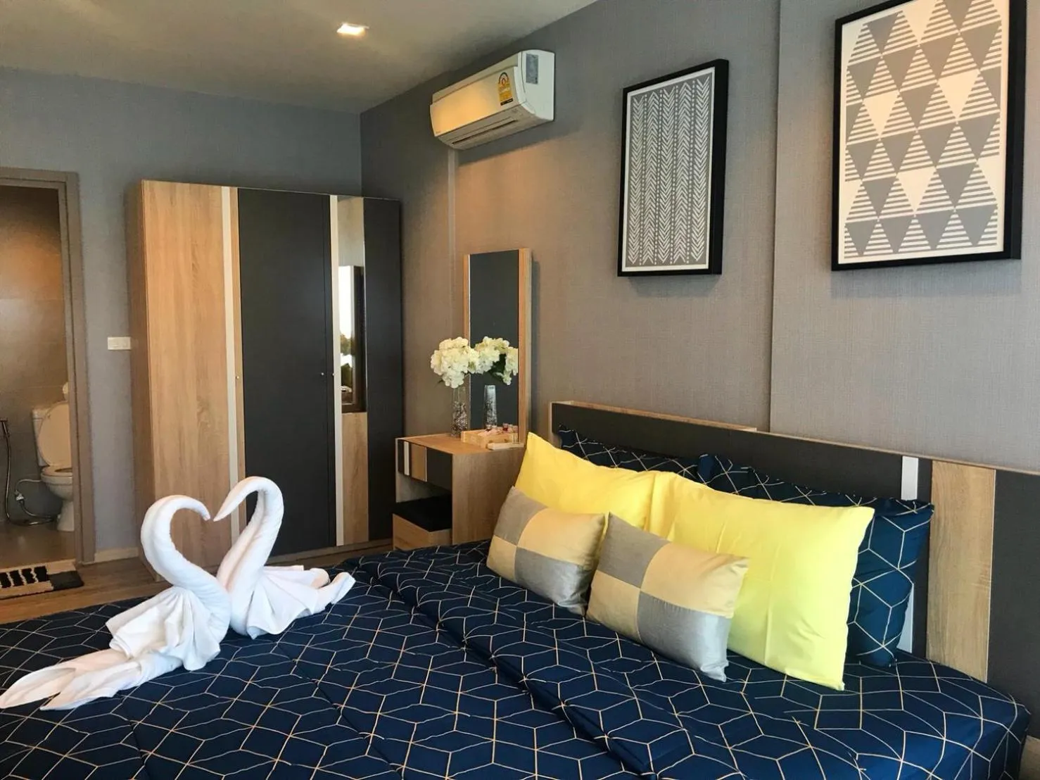 Bed in Rain Cha-am by Obbset