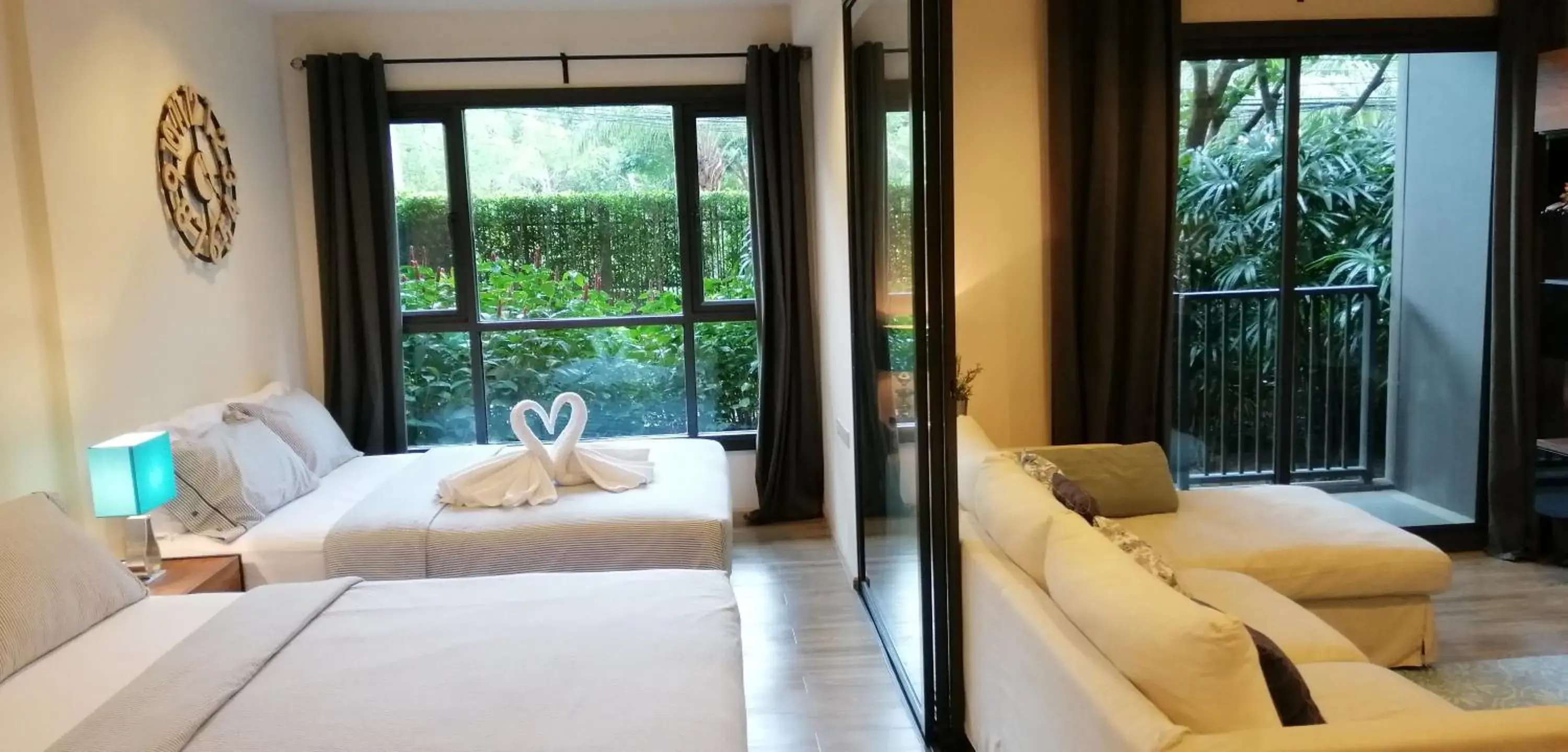 Garden, Bed in Rain Cha-am by Obbset Garden, Bed in Rain Cha-am by Obbset