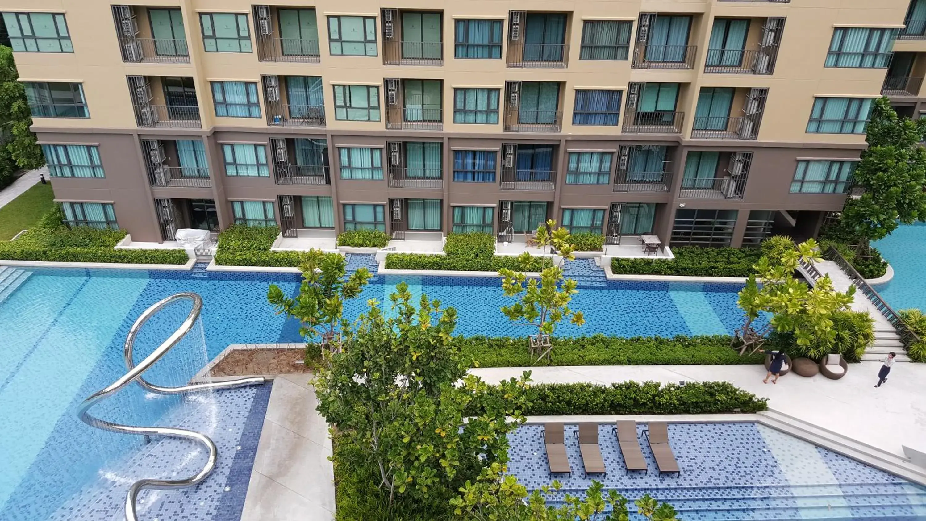 Bird's eye view in Rain Cha-am by Obbset Bird's eye view in Rain Cha-am by Obbset