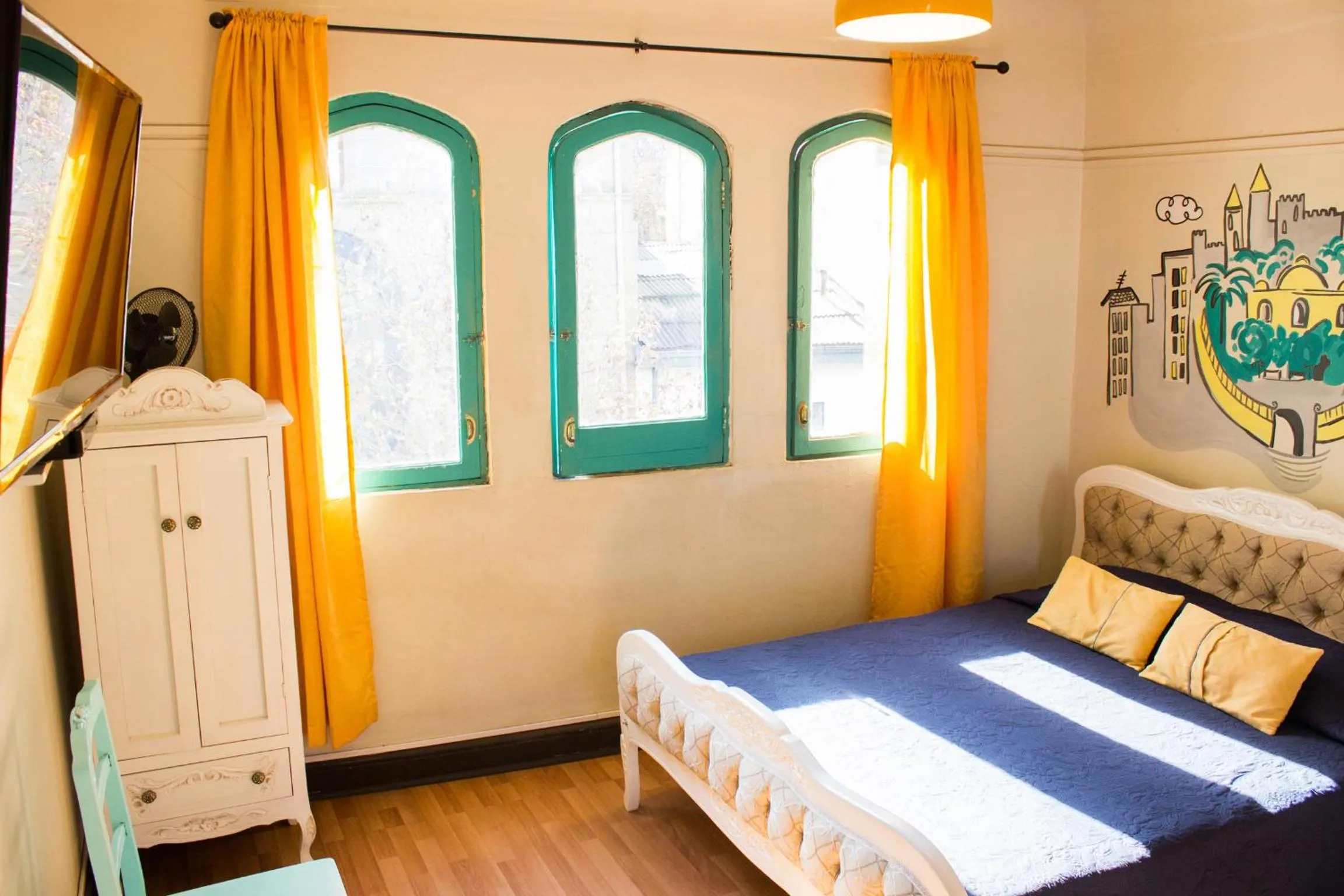 Bed in Hostal Forestal