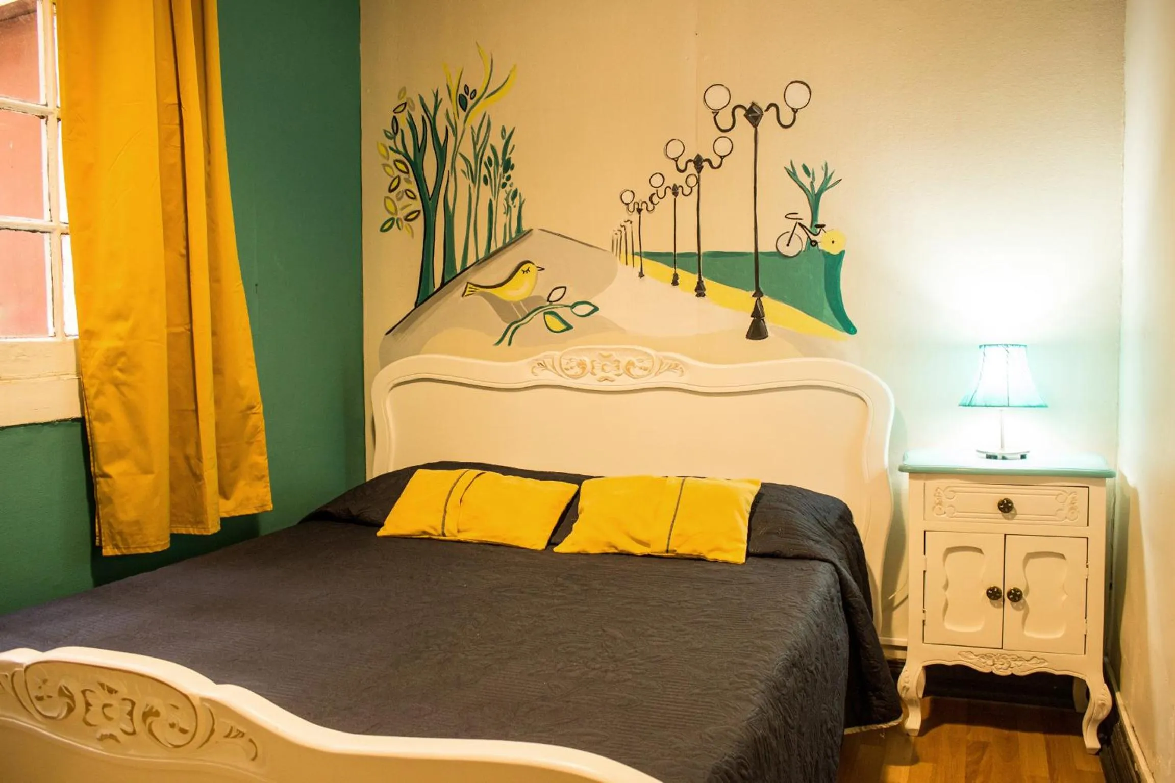 Bed in Hostal Forestal