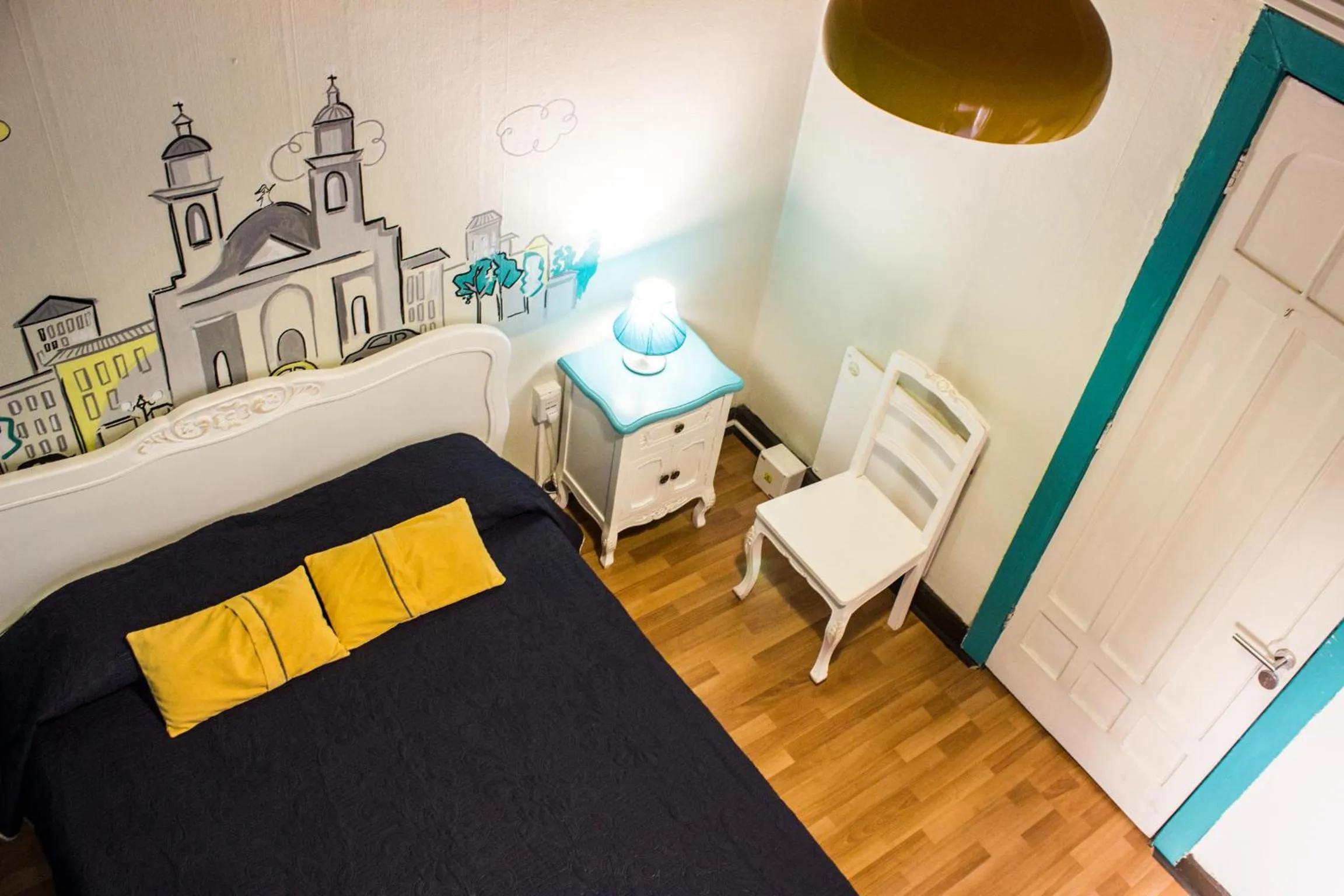 Bed in Hostal Forestal