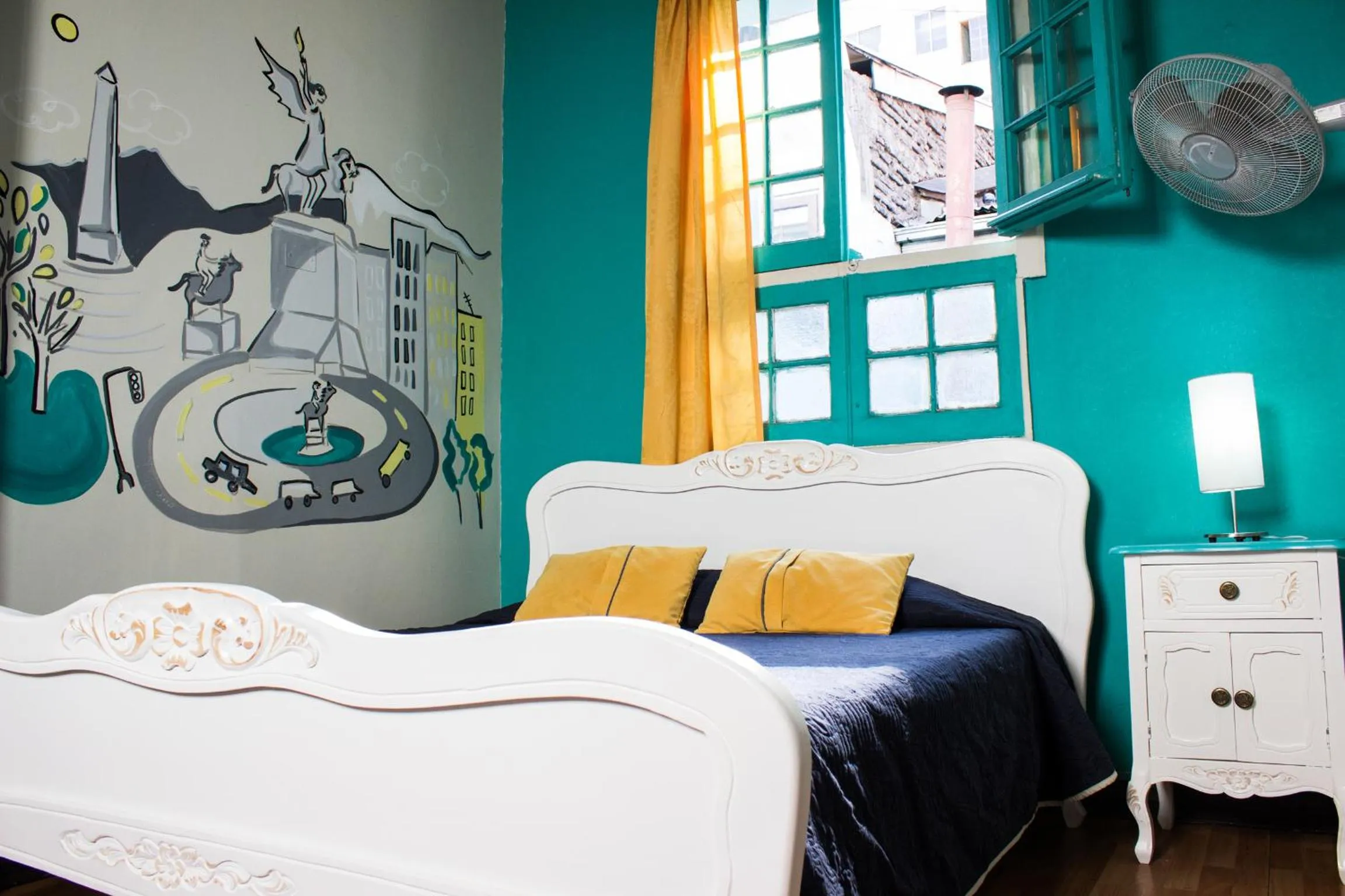 Bed in Hostal Forestal