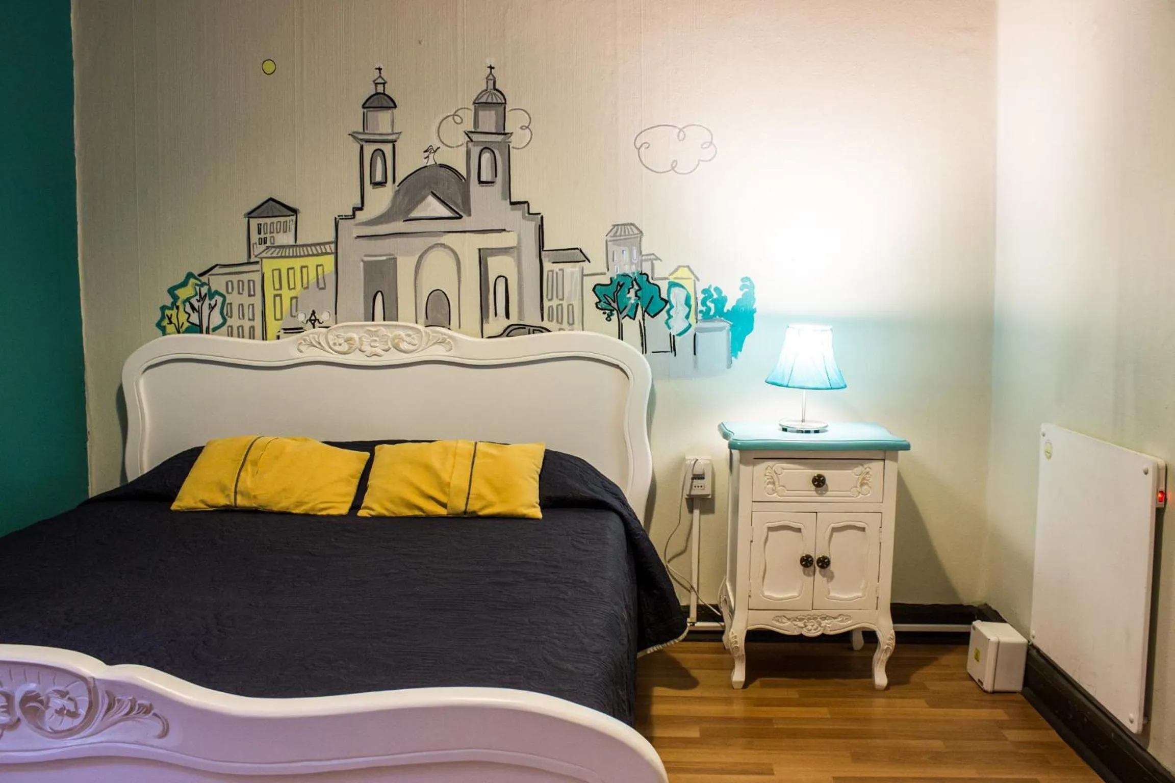 Bed in Hostal Forestal