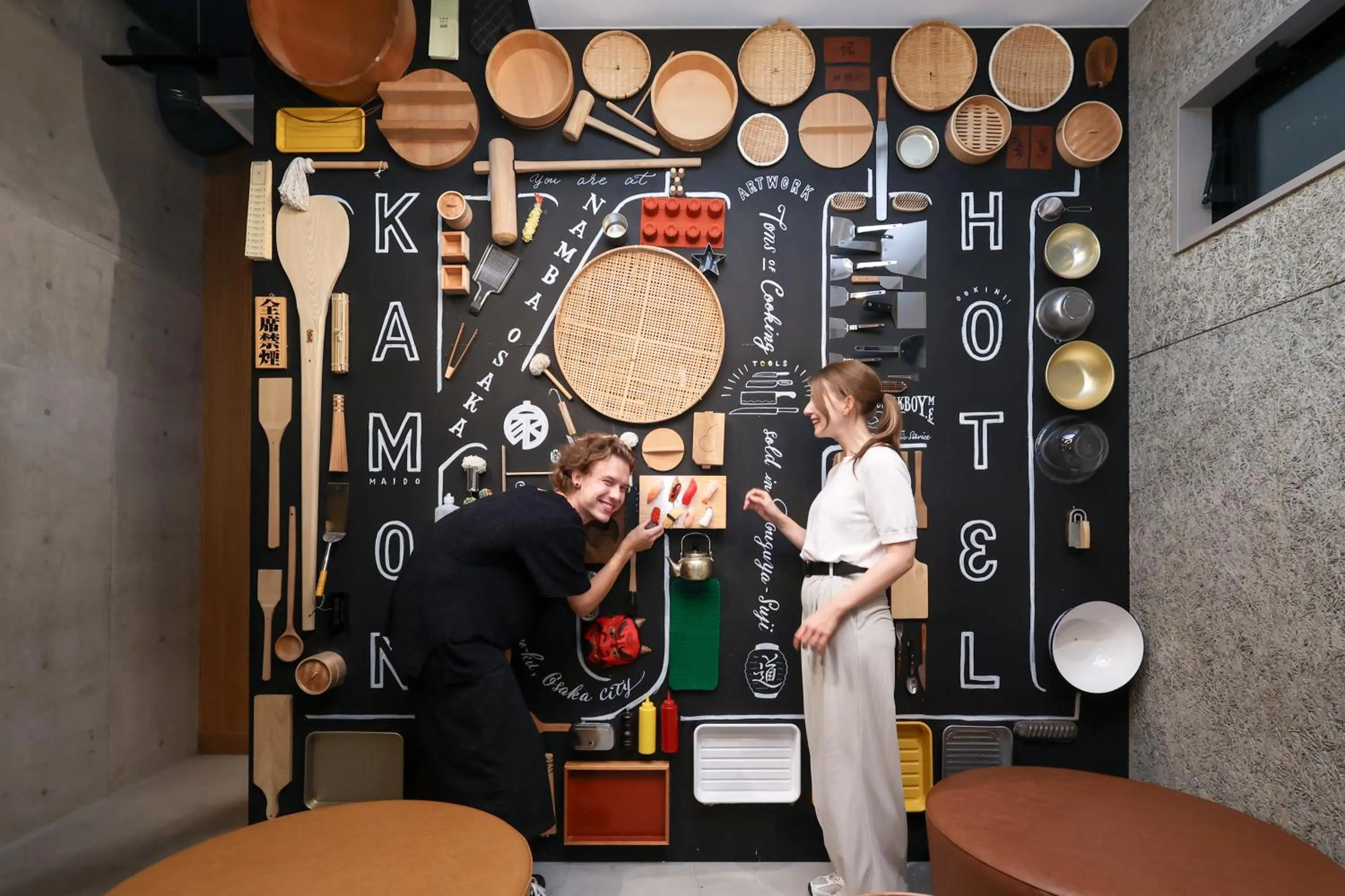 Lobby or reception in Kamon Hotel Namba