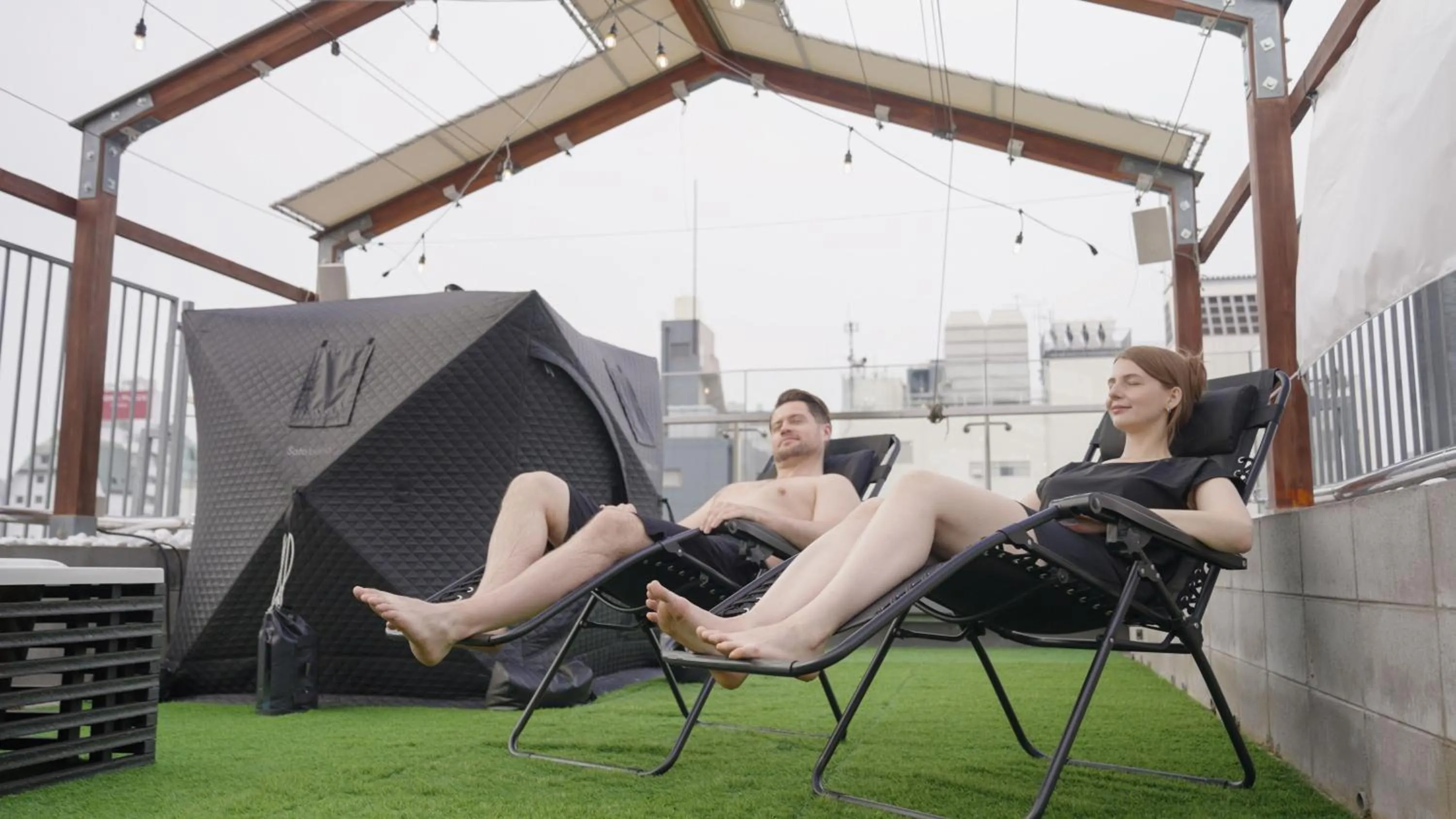 Sauna in Kamon Hotel Namba