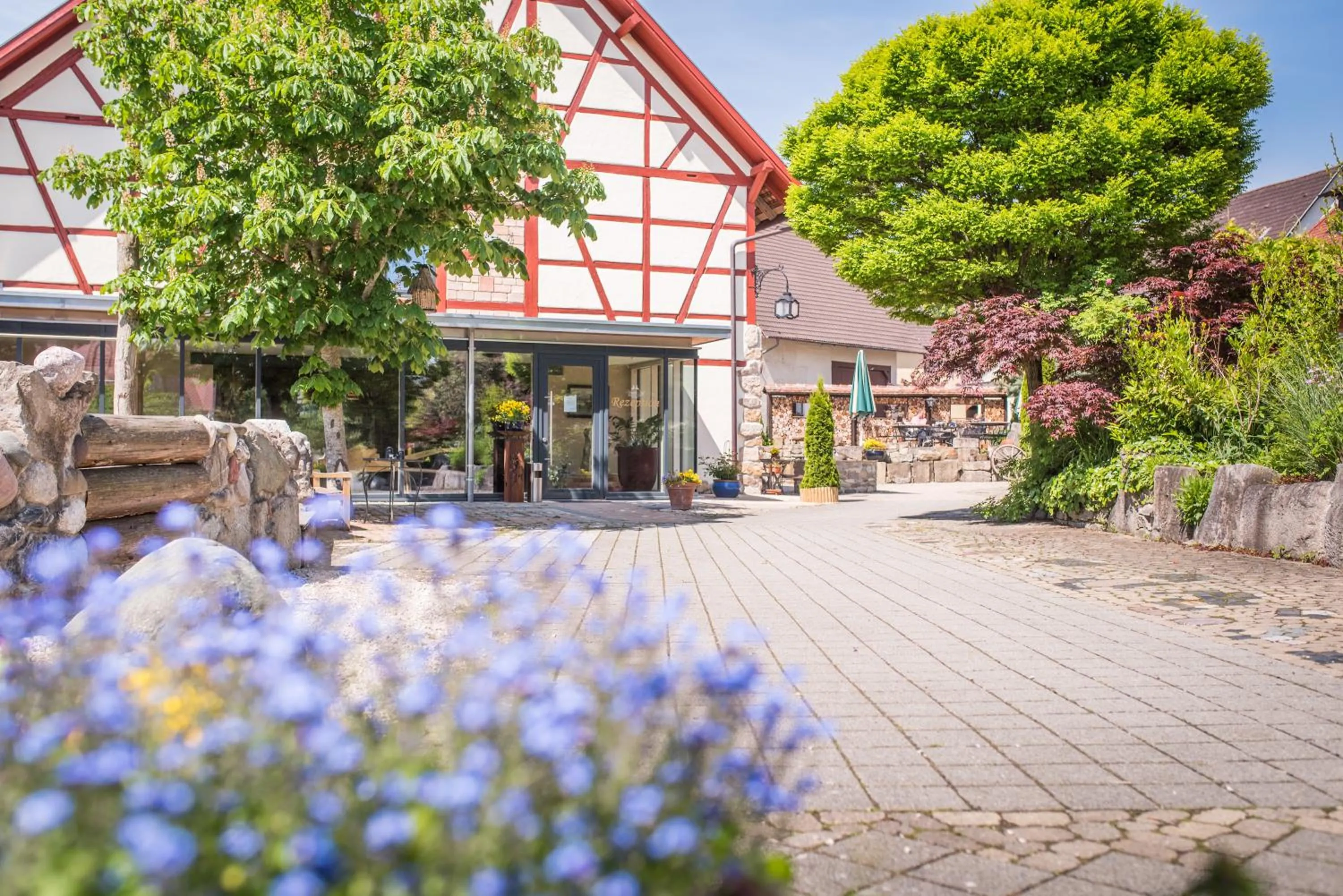 Garden view in Landhotel und Gasthof Hirsch Hüttenreute