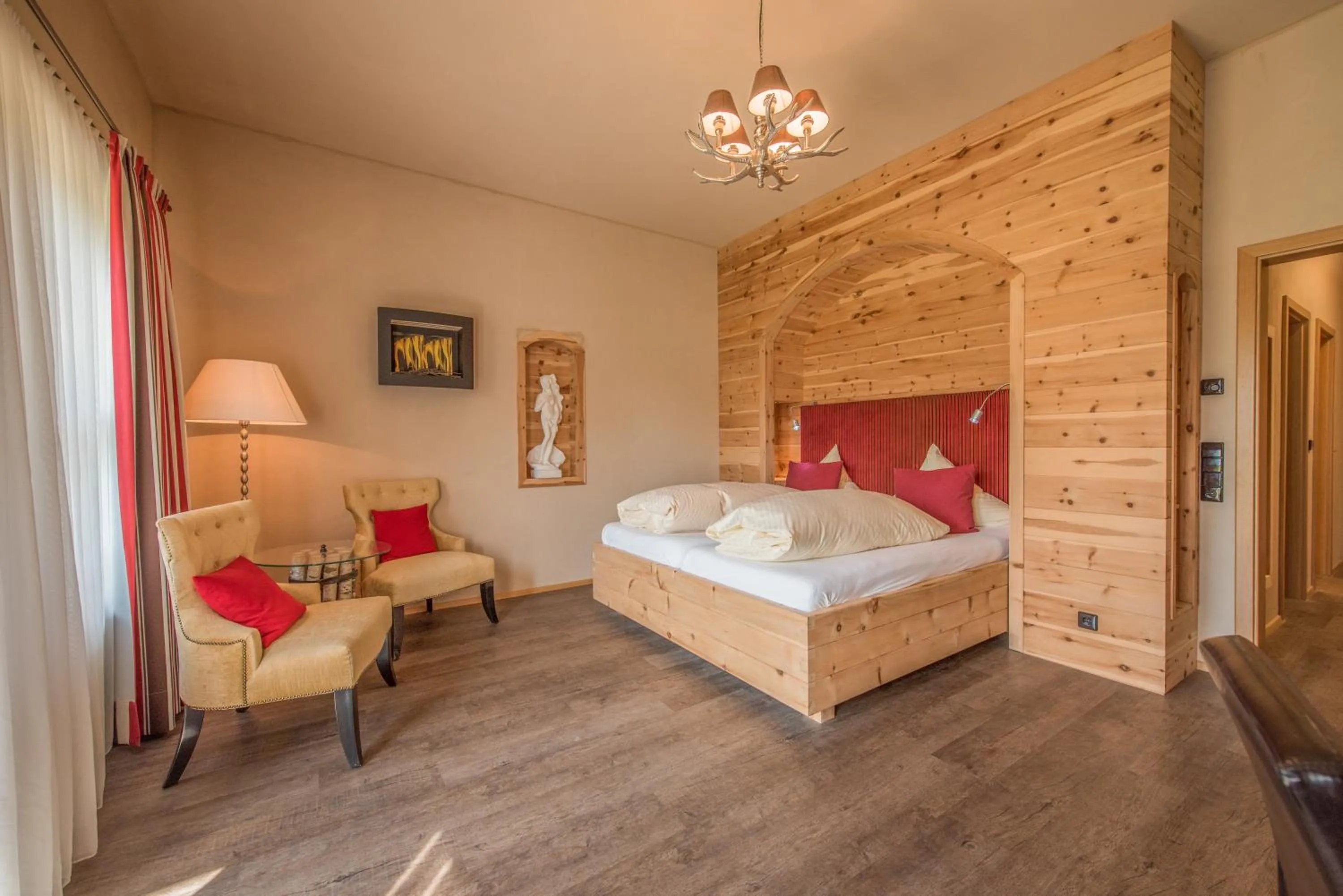 Bed in Landhotel und Gasthof Hirsch Hüttenreute