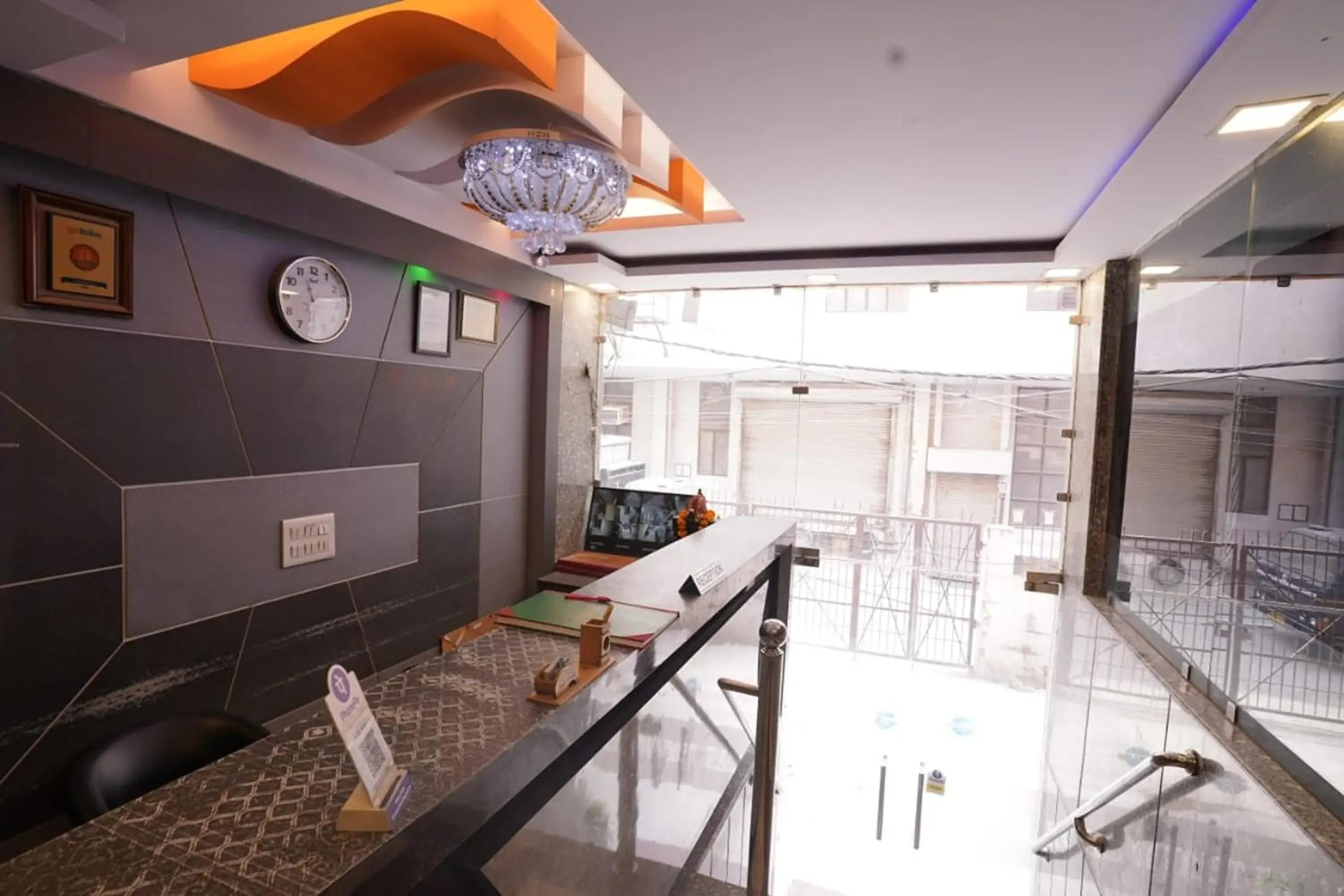 Lobby or reception in Hotel Tourist Palace Lobby or reception in Hotel Tourist Palace